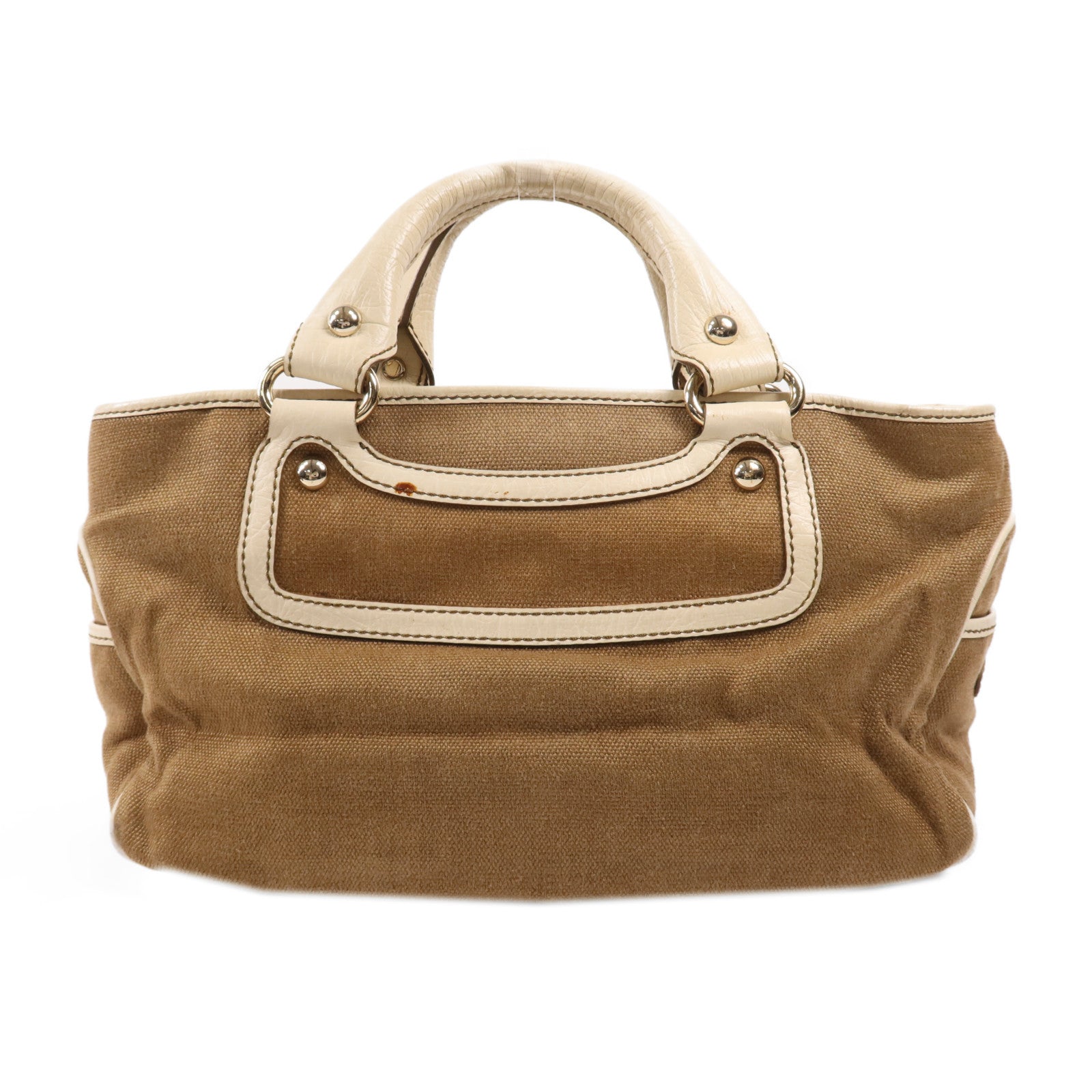 CELINE 帆布Hand Bag金扣手挽袋