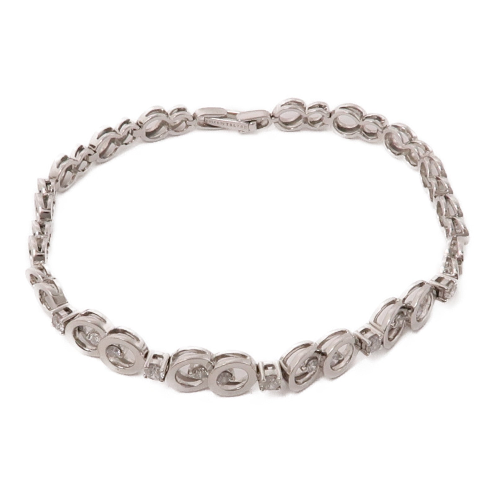 JEWELRY 【激減優惠】18K白金Diamond Bracelet鑽石手鏈