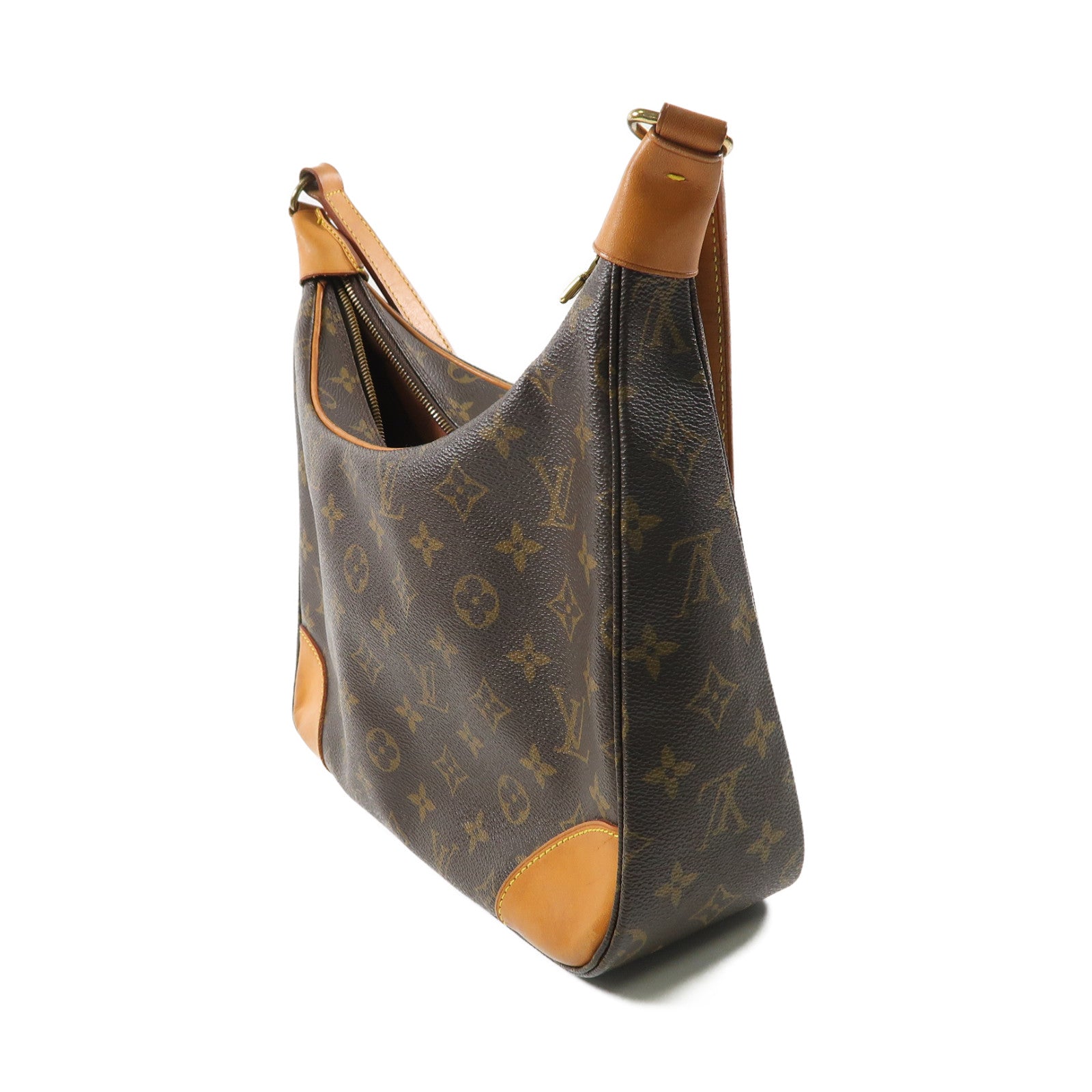 LOUIS VUITTON Monogram Boulogne肩背袋啡色