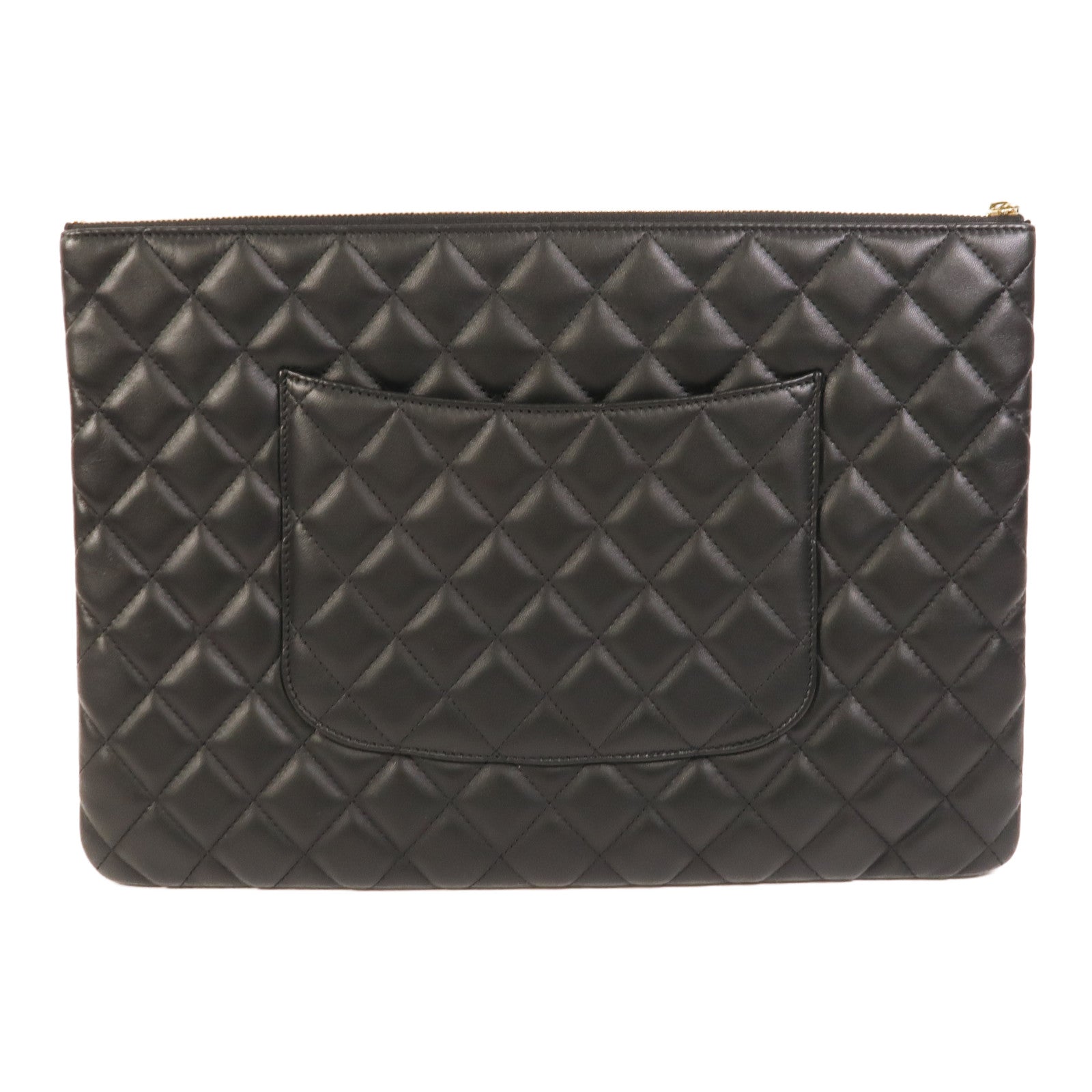 CHANEL 羊皮皮革Classic Zipped Pouch手拿包