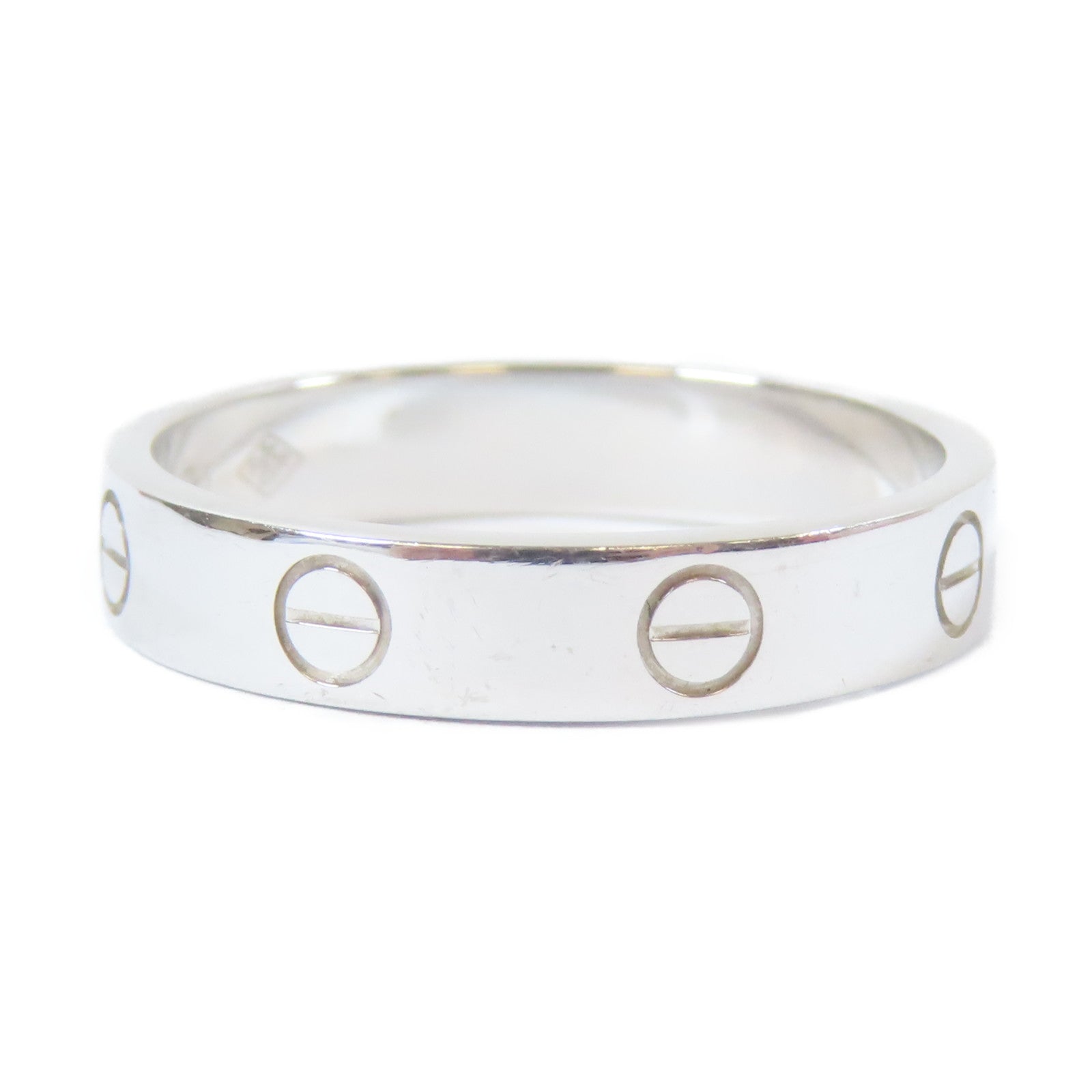 CARTIER 【激減優惠】18K白金Love Ring戒指Cartier#57/US#8