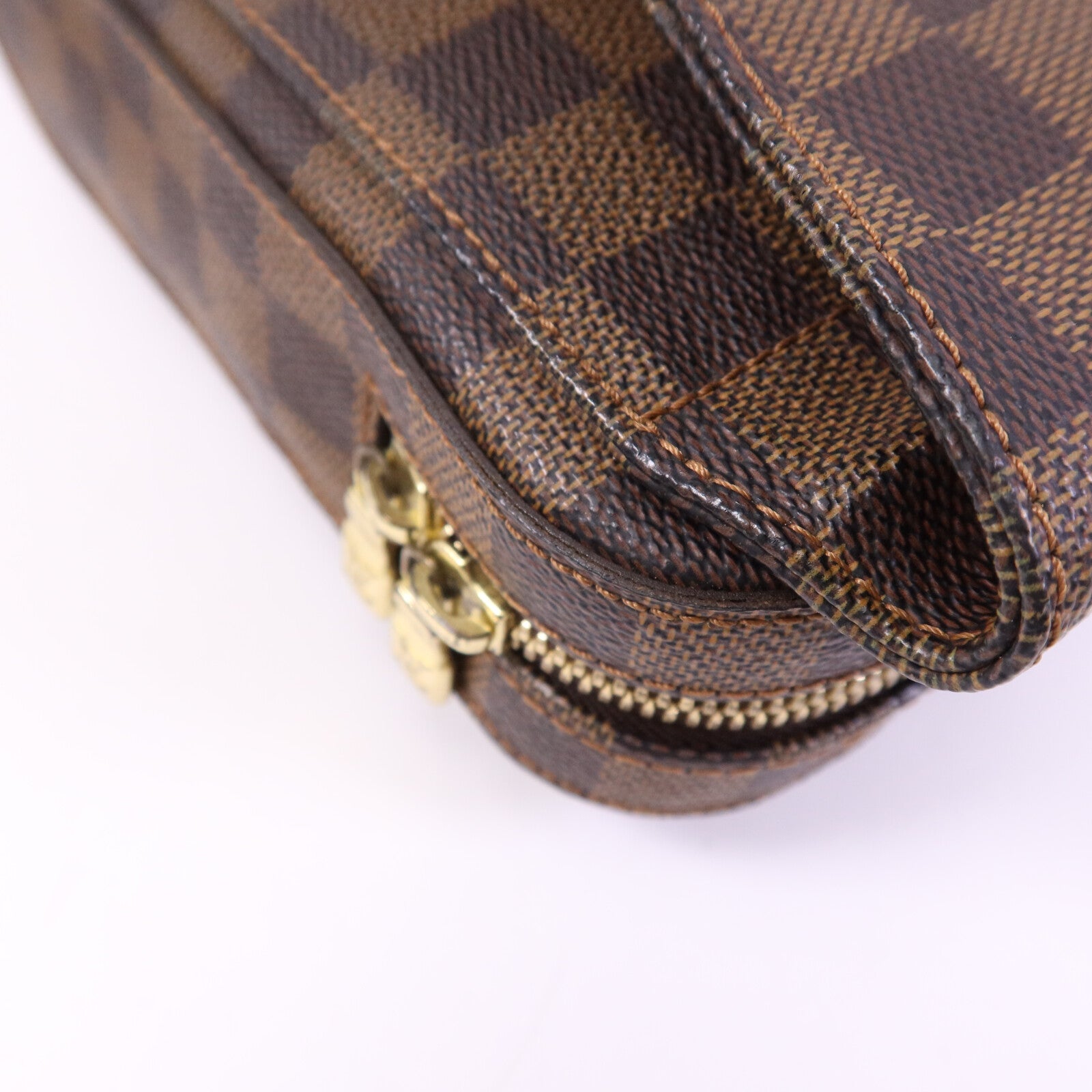 LOUIS VUITTON Damier Geronimos金扣腰包