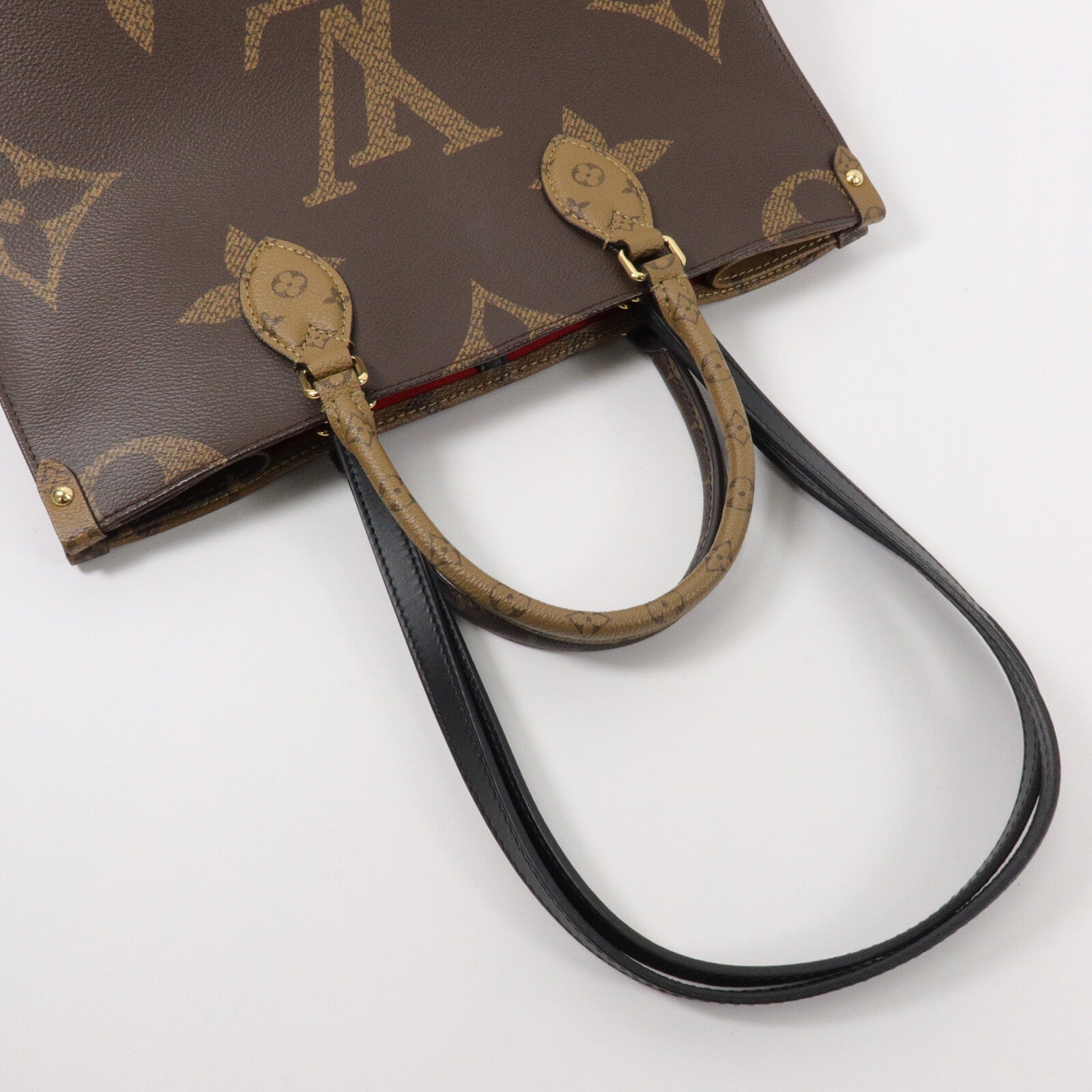 LOUIS VUITTON Monogram Giant On The Go MM手挽肩背兩用袋