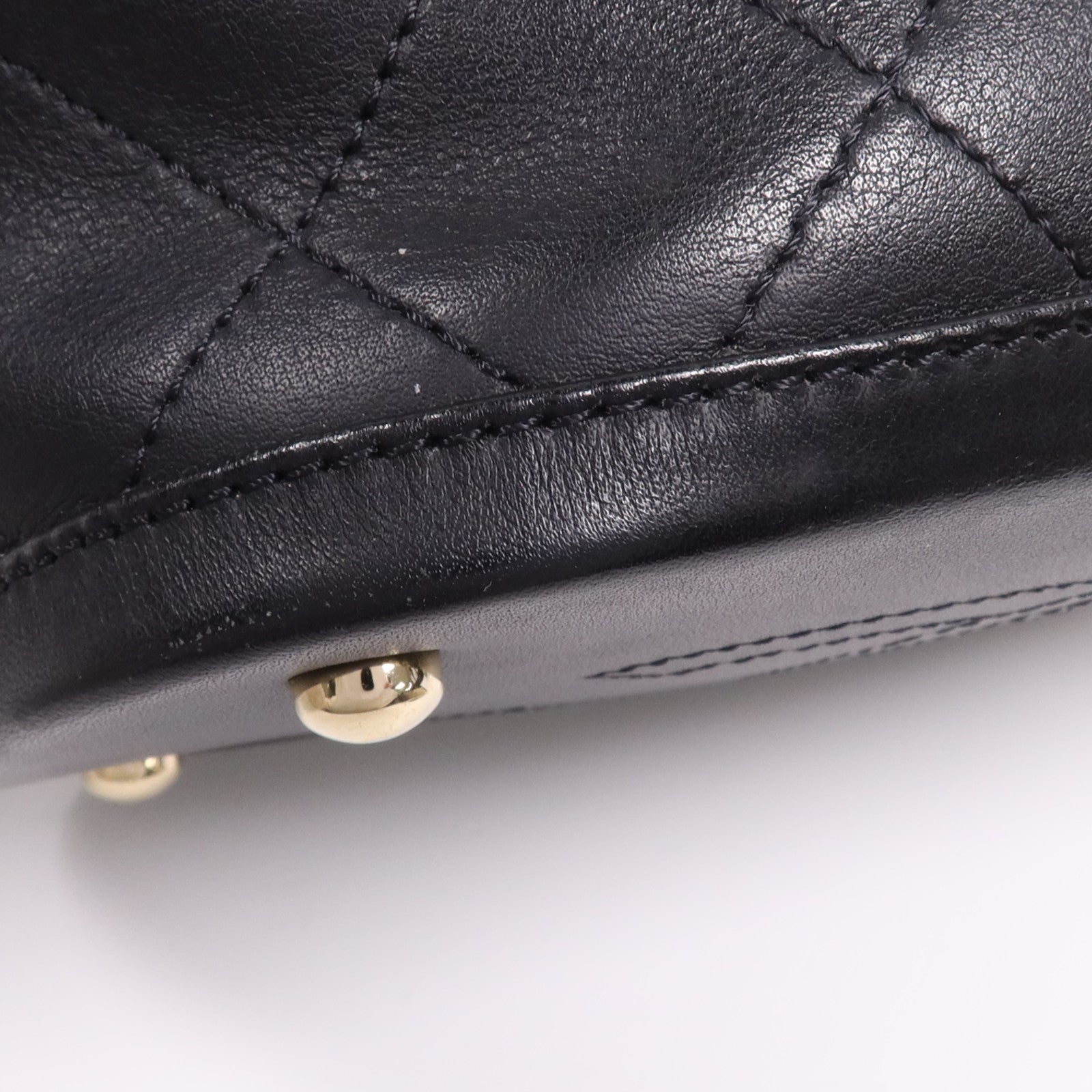 CHANEL 牛皮皮革Chain Shoulder Bag金扣鏈帶肩背袋