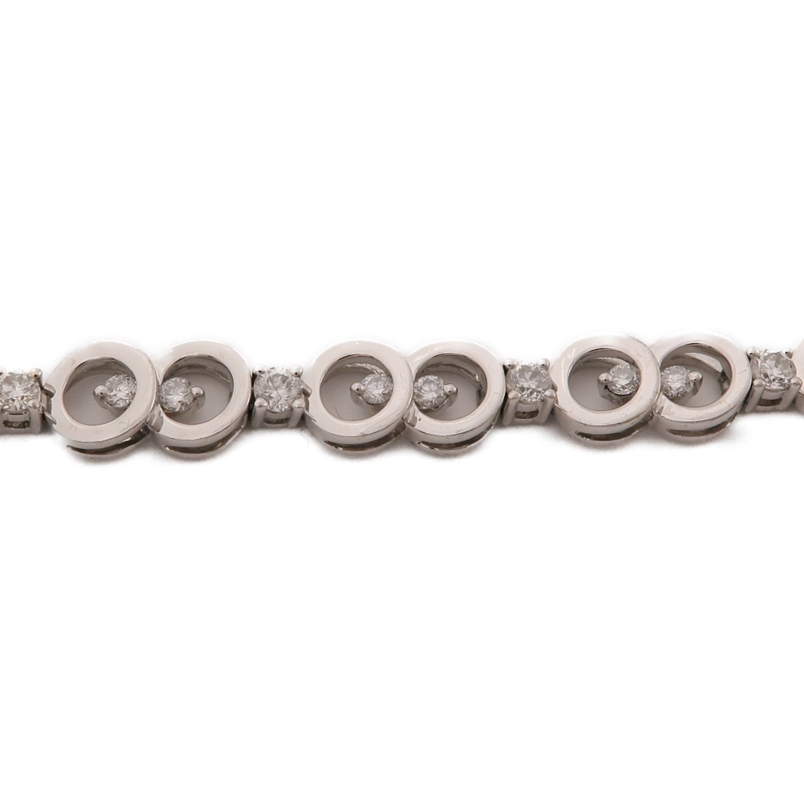 JEWELRY 【激減優惠】18K白金Diamond Bracelet鑽石手鏈
