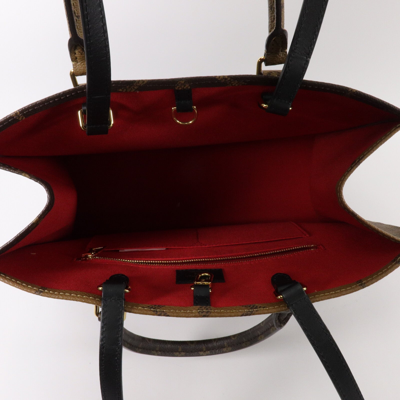 LOUIS VUITTON Monogram Giant On The Go MM手挽肩背兩用袋