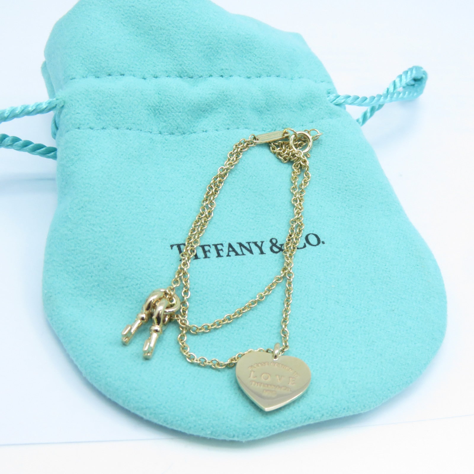 TIFFANY＆CO **【激減優惠】18K玫瑰金Return to Tiffany Dia Bracelet手鏈