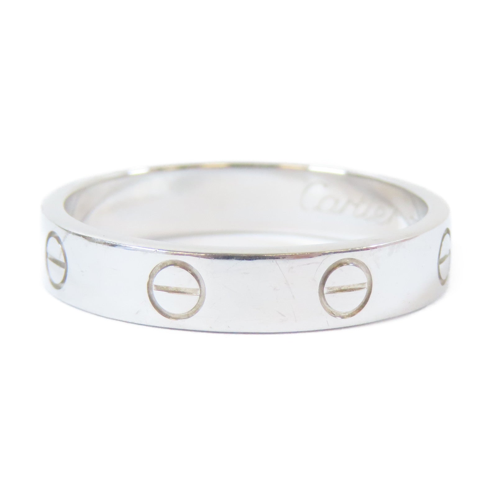CARTIER 【激減優惠】18K白金Love Ring戒指Cartier#57/US#8