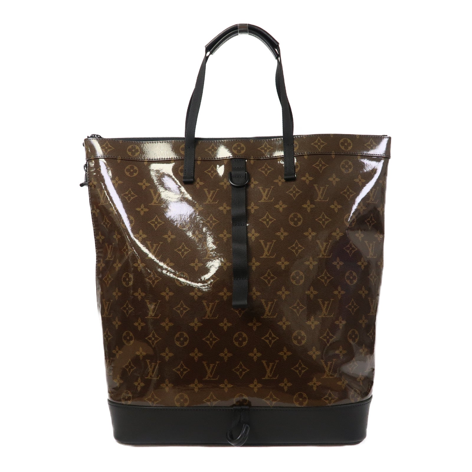 LOUIS VUITTON 【激減優惠】Monogram Glaze Zippen Tote Backpack背包背包/黑色