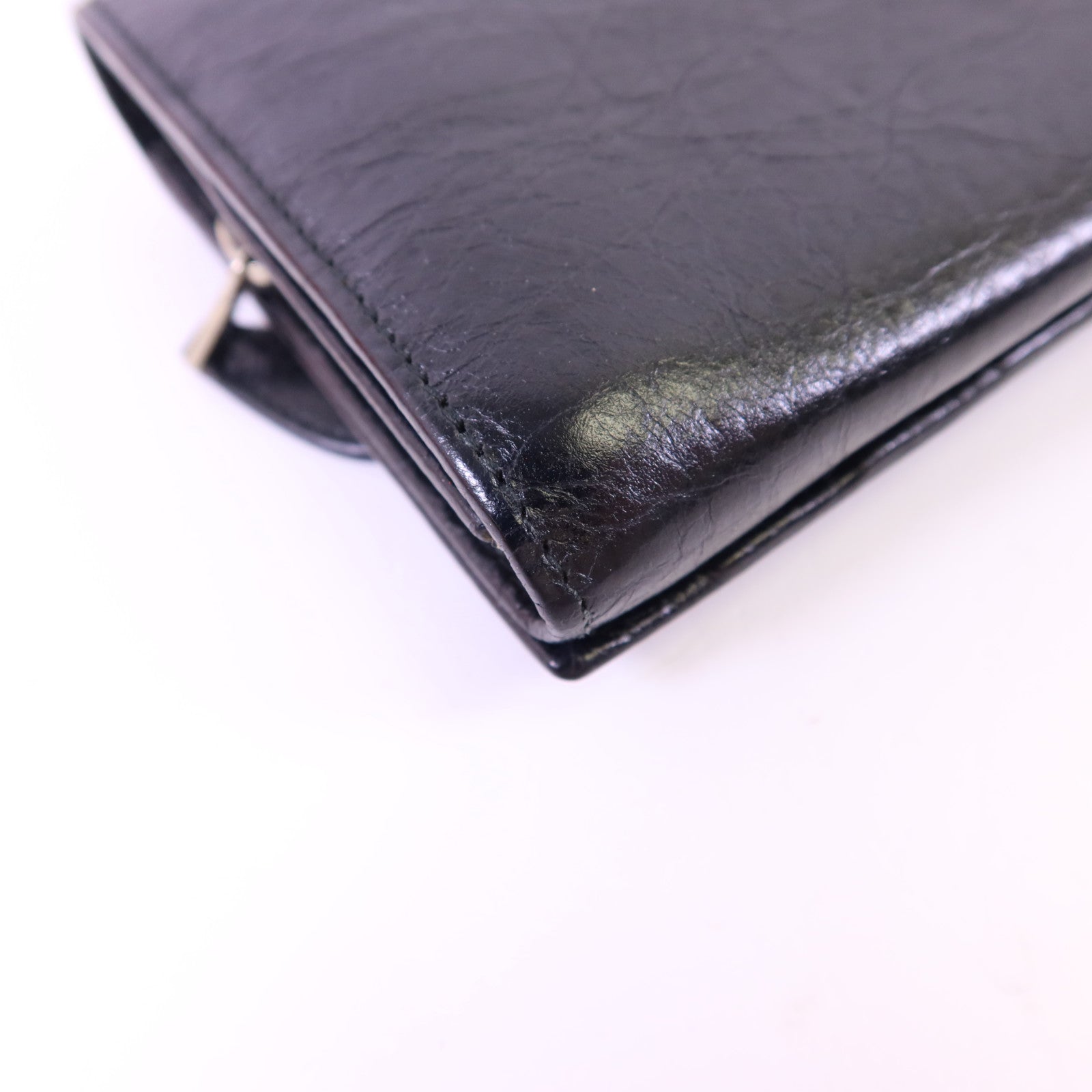 BALENCIAGA 牛皮皮革Long Wallet銀扣長錢包