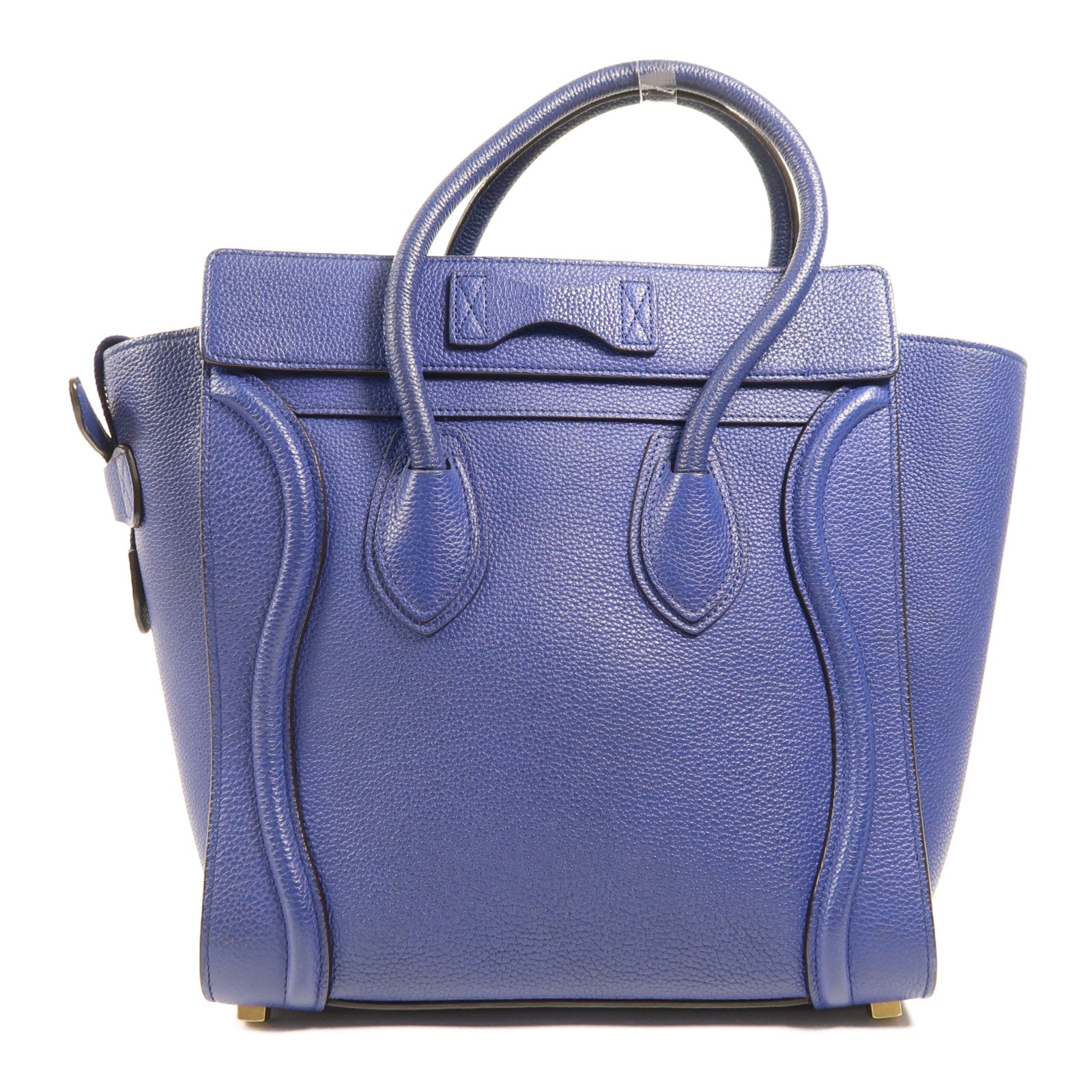CELINE 【激減優惠】牛皮皮革Micro Luggage金扣手挽袋