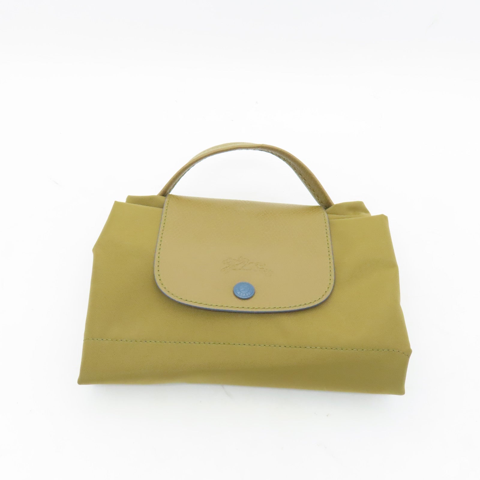 Longchamp 【激減優惠】尼龍Handbag銀扣手挽袋棕色