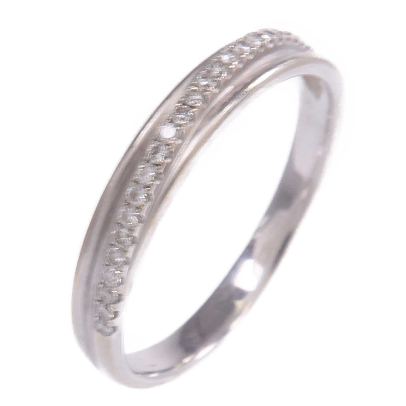 JEWELRY 【激減優惠】18K白金Diamond Ring鑽石戒指US#10.25
