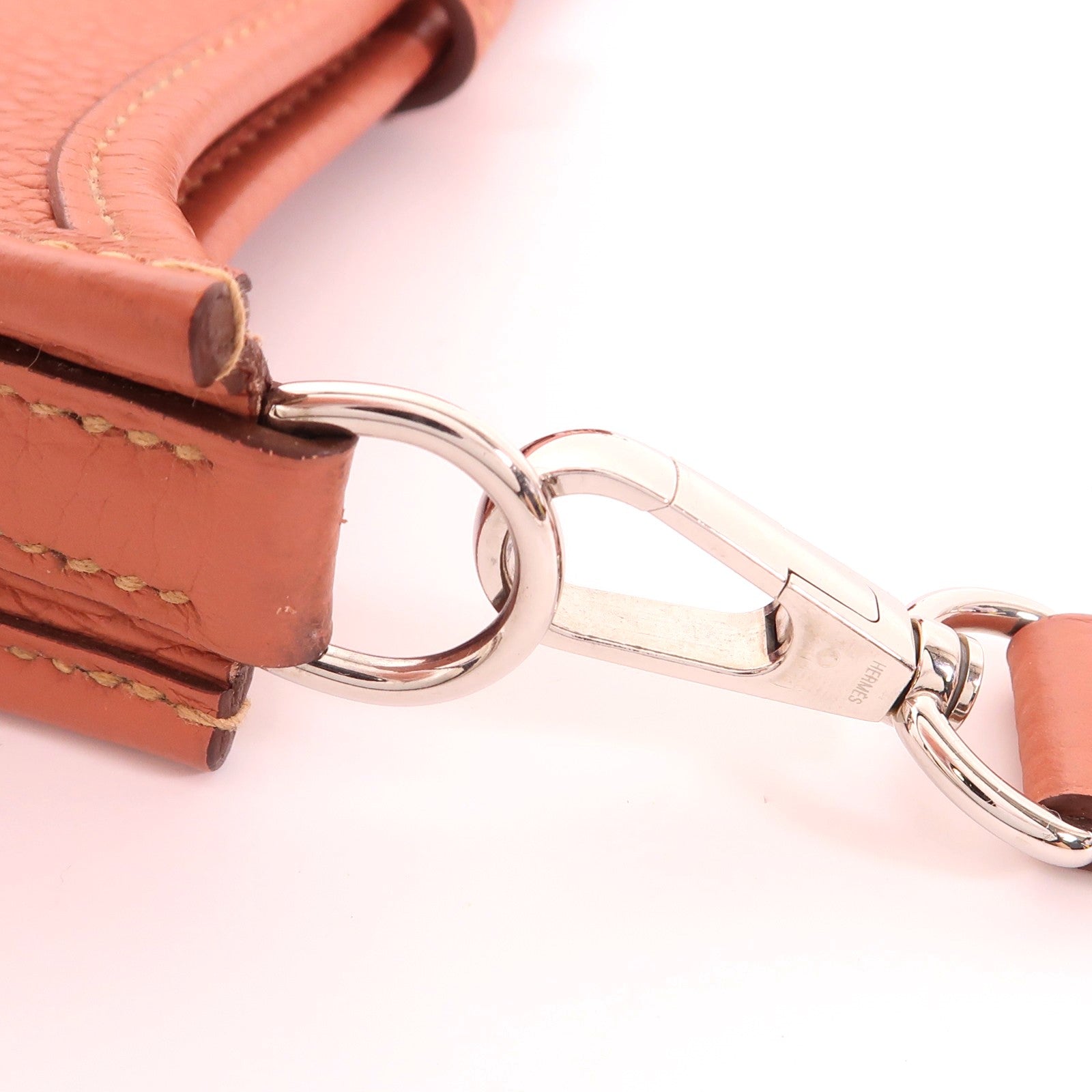 HERMES Clemence皮革Evelyne TPM銀扣肩背袋