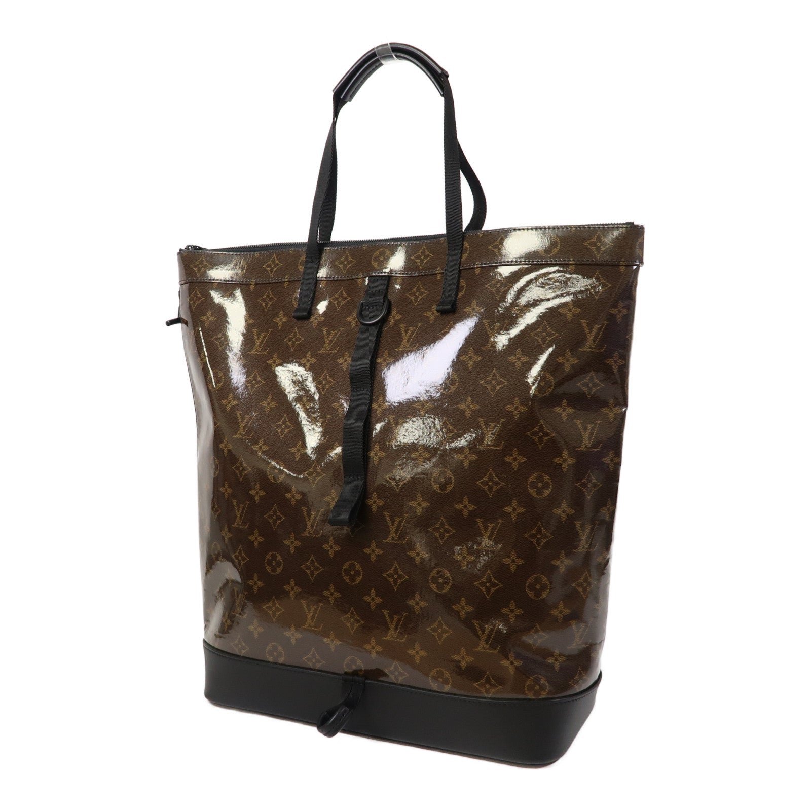 LOUIS VUITTON 【激減優惠】Monogram Glaze Zippen Tote Backpack背包背包/黑色