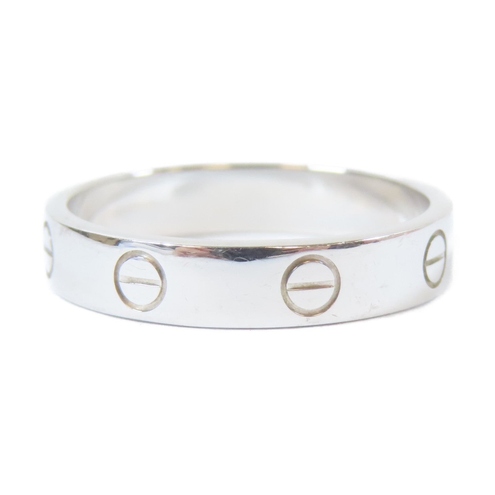 CARTIER 【激減優惠】18K白金Love Ring戒指Cartier#57/US#8