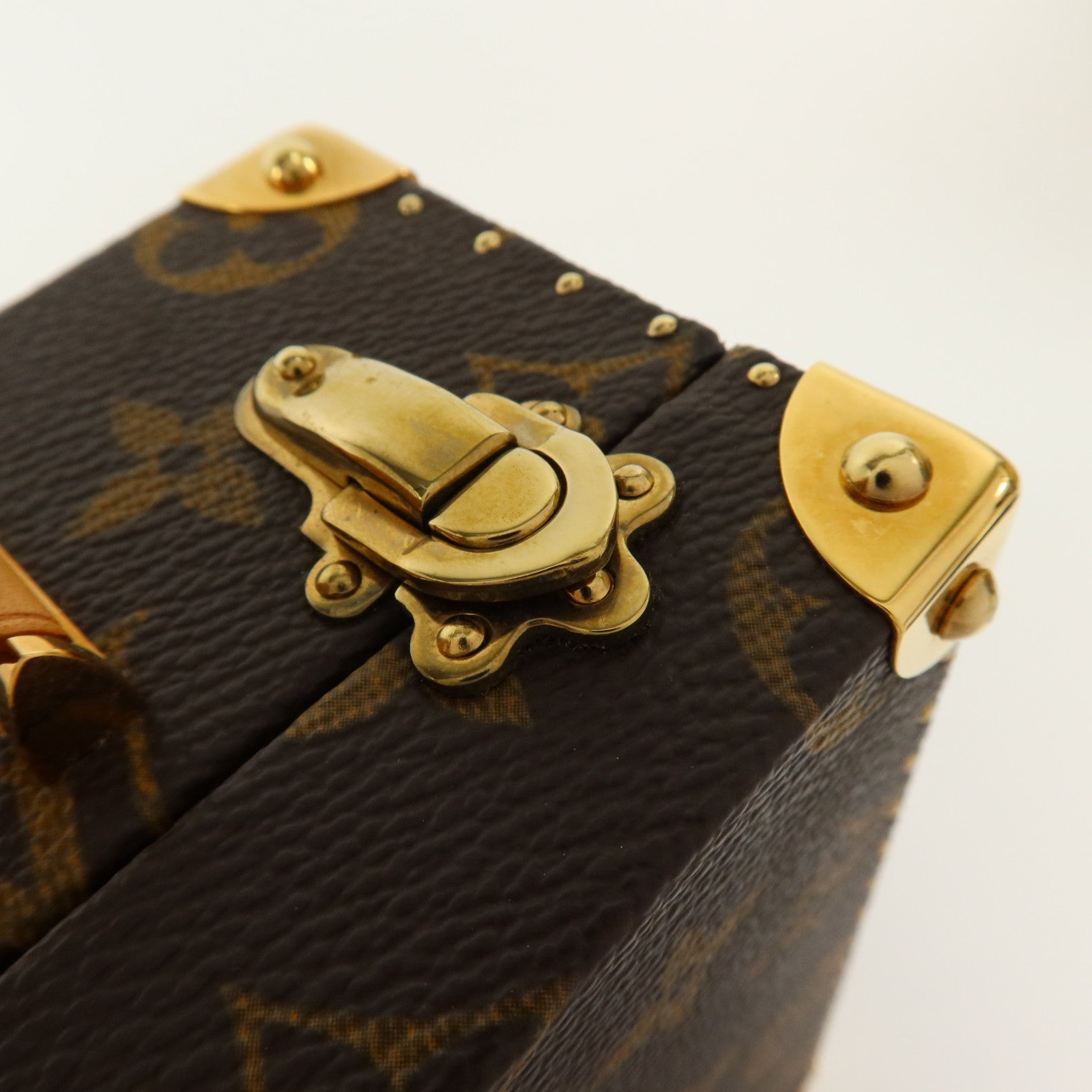 LOUIS VUITTON Monogram Panda Jewelry Box金扣手挽袋