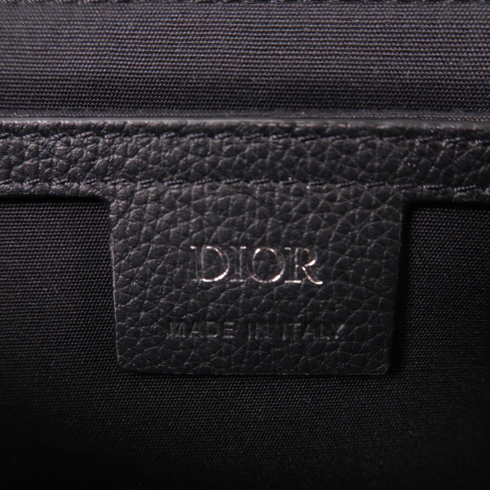 Dior 帆布/牛皮皮革Mini Saddle Messenger Bag with Flap肩背袋
