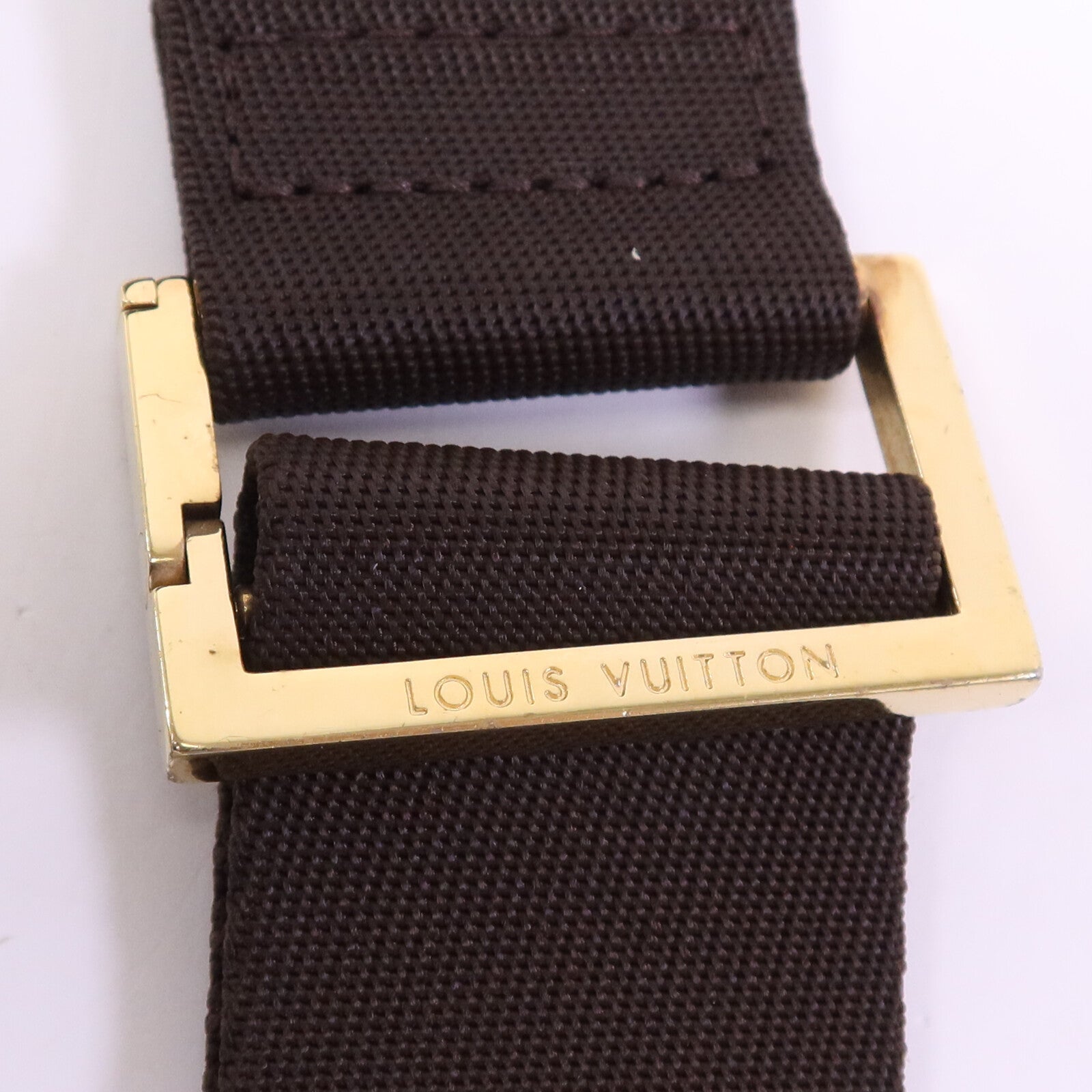 LOUIS VUITTON Damier Geronimos金扣腰包