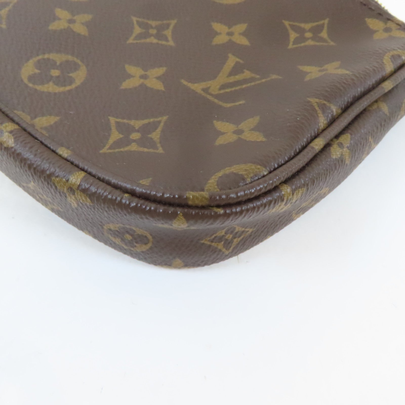 LOUIS VUITTON Monogram Multi Pochette金扣手挽肩背兩用袋啡色