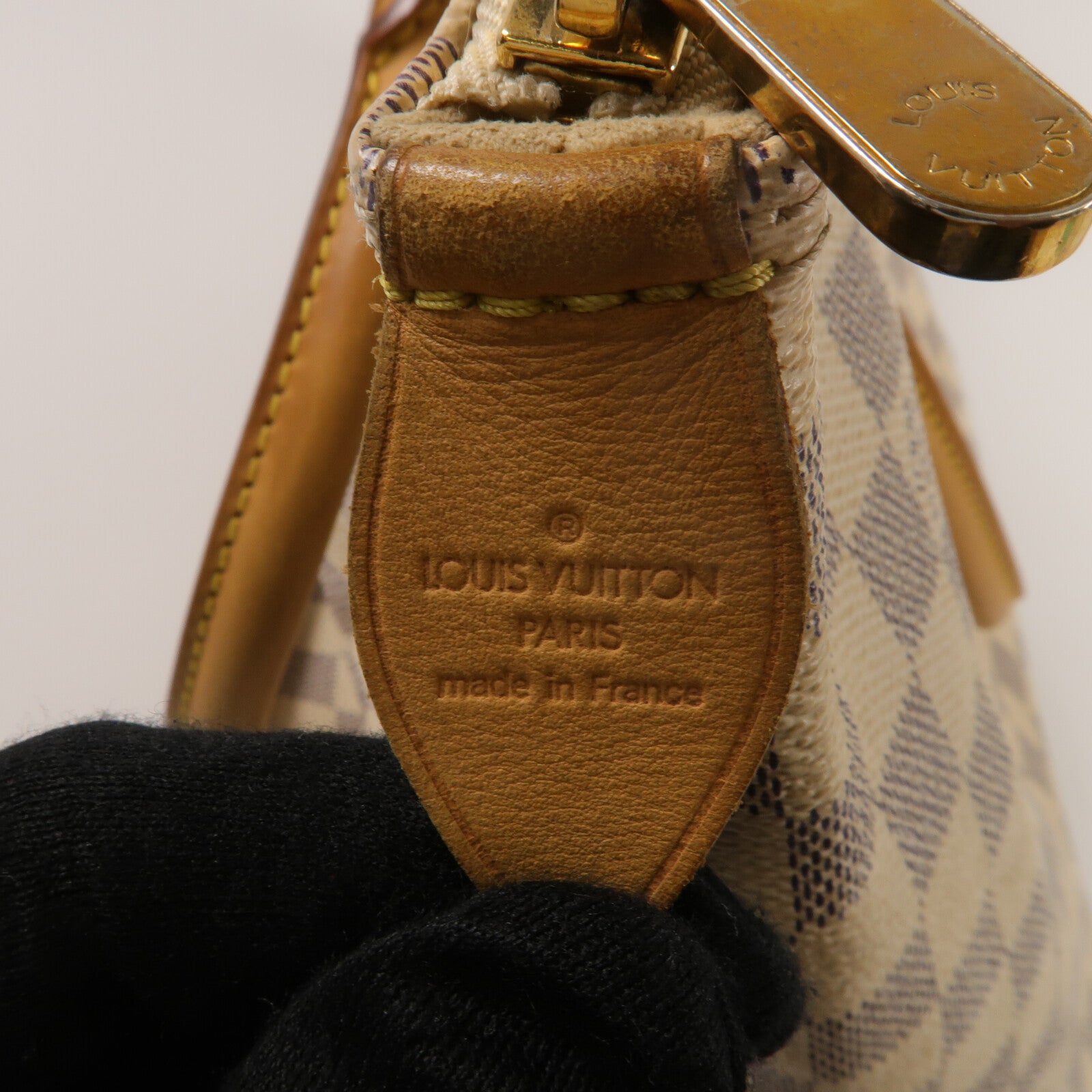 LOUIS VUITTON Damier Azur Saleya MM 肩背袋