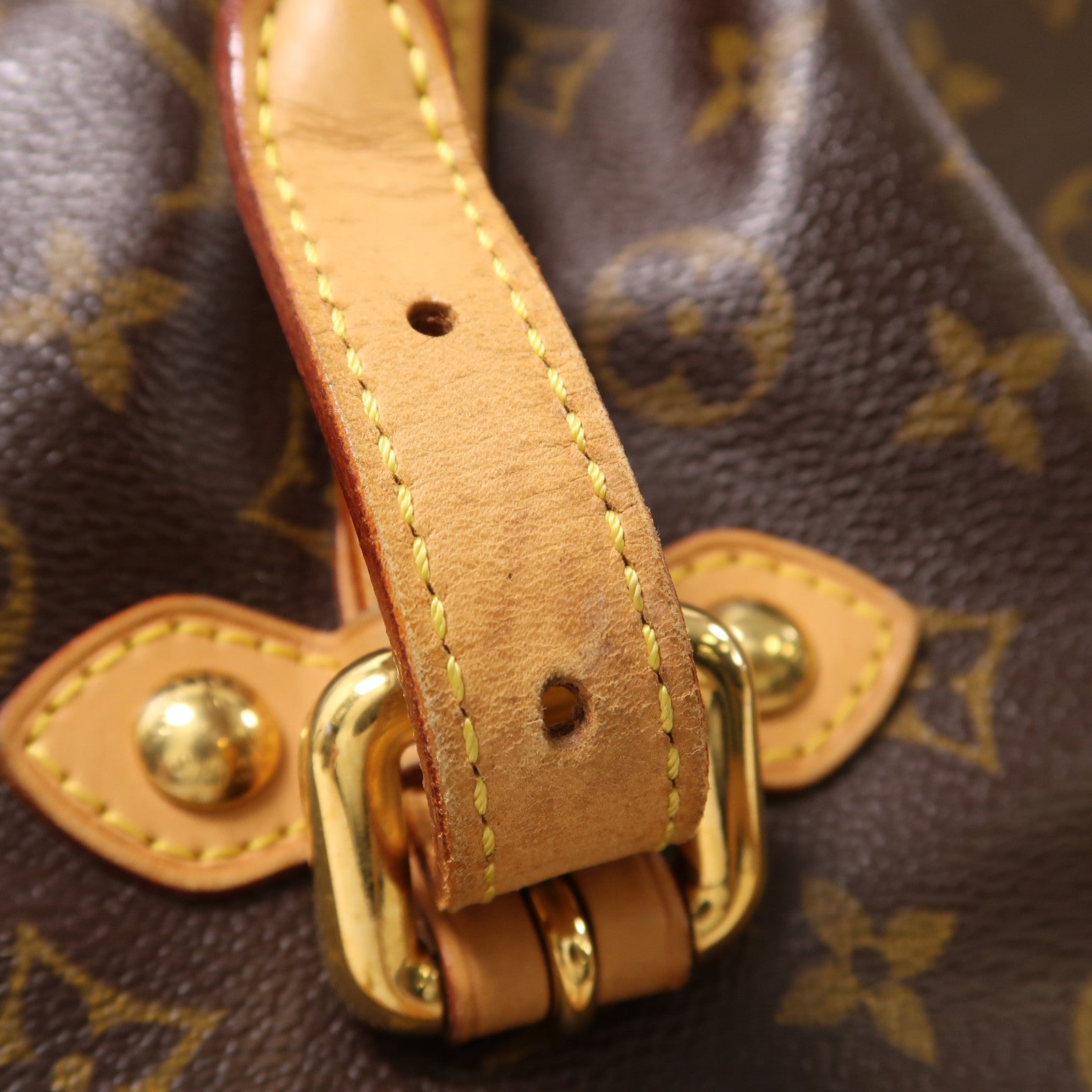 LOUIS VUITTON LV GHW Tivoli GM Shoulder Bag M40144 Monogram Brown