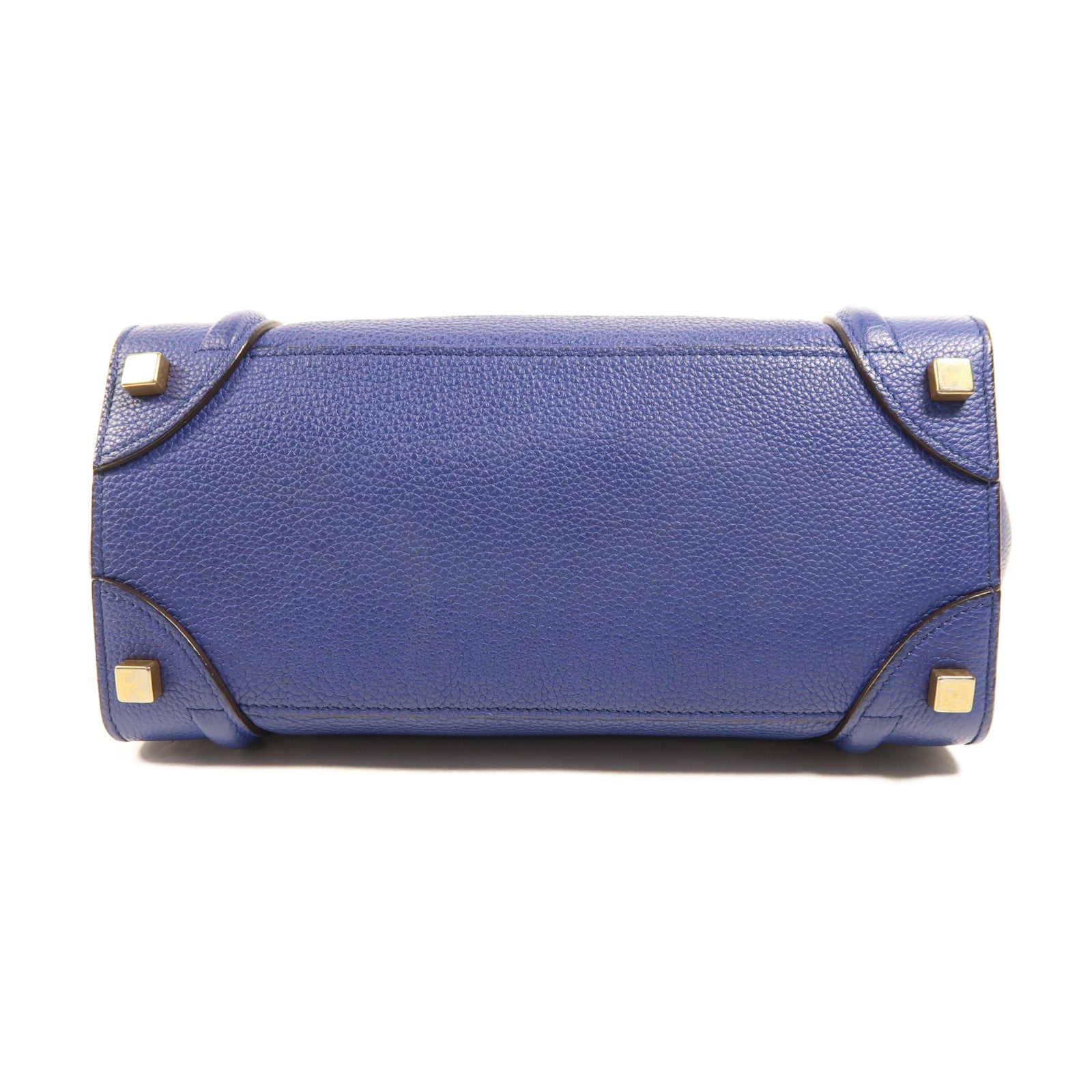 CELINE 牛皮皮革Micro Luggage金扣手挽袋