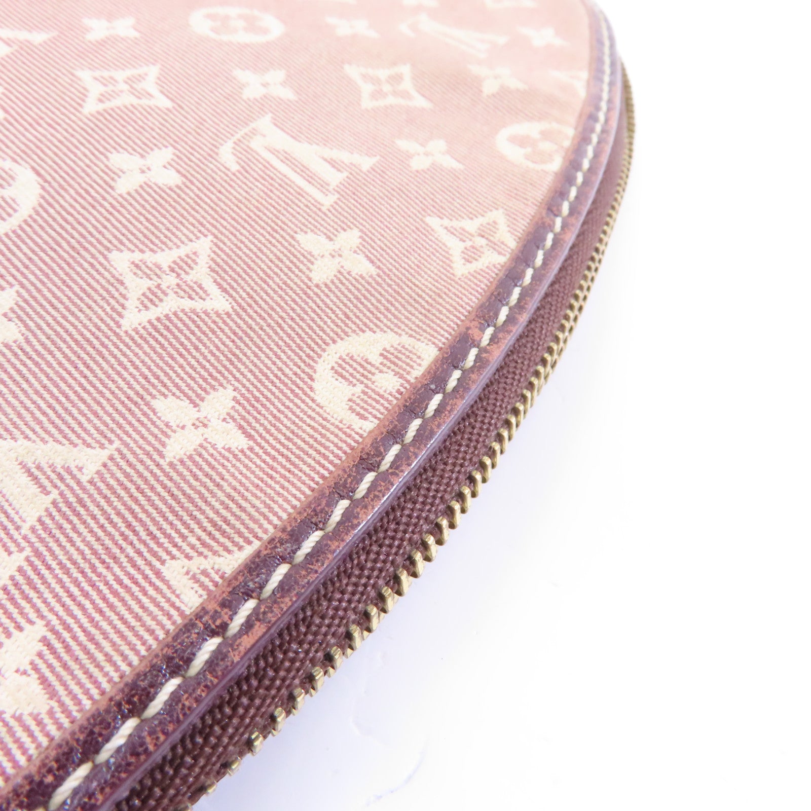 LOUIS VUITTON Monogram Idylle Pouch金扣化妝袋紅色