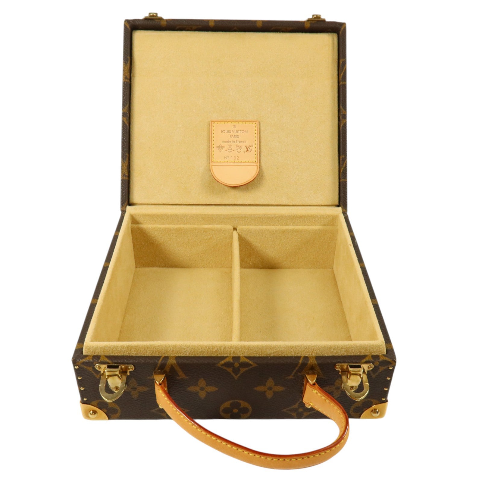 LOUIS VUITTON Monogram Panda Jewelry Box金扣手挽袋