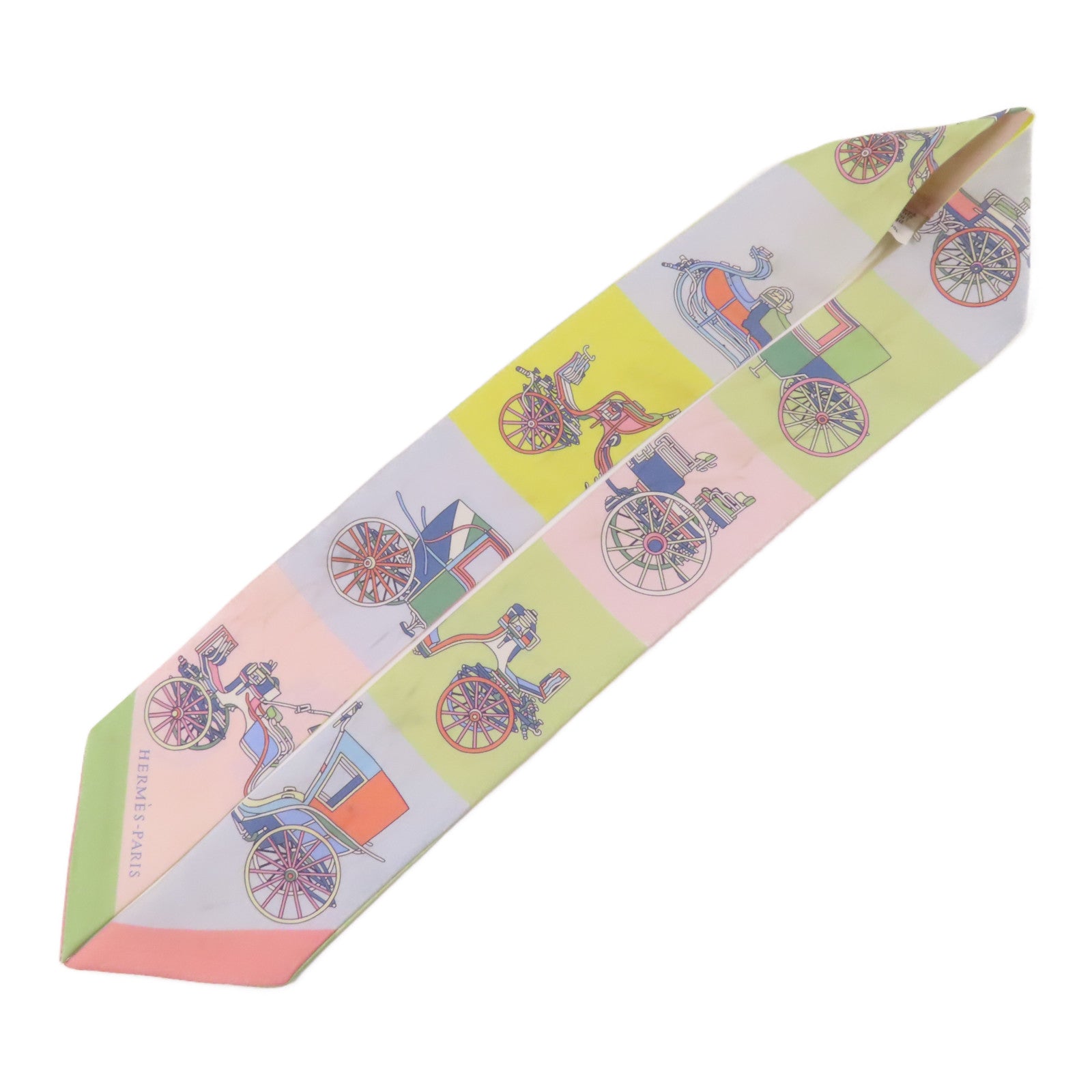 HERMES 【激減優惠】絲質Twilly絲巾