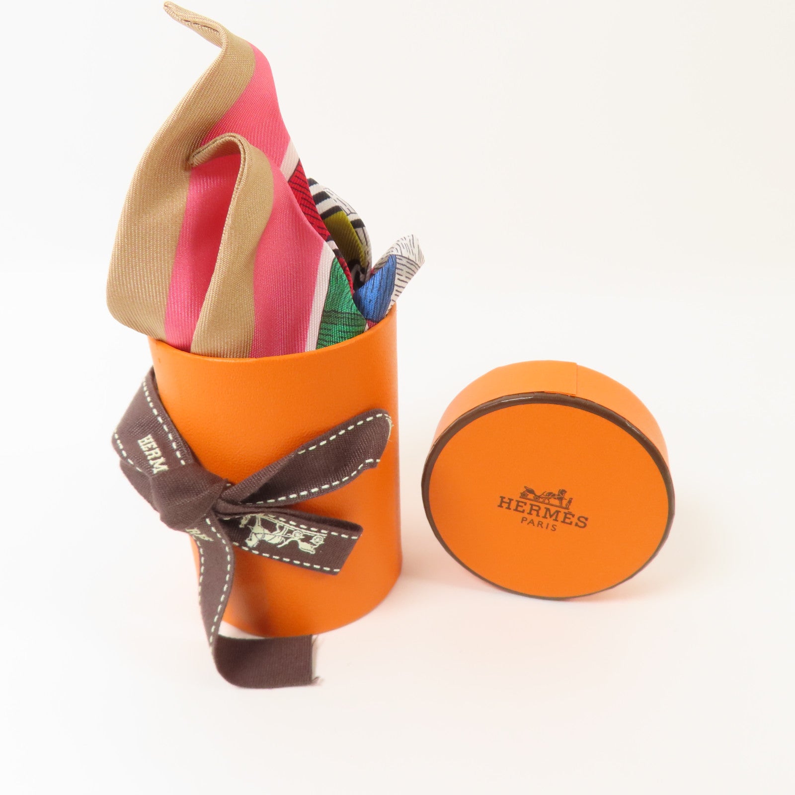 HERMES 絲質Twilly絲巾