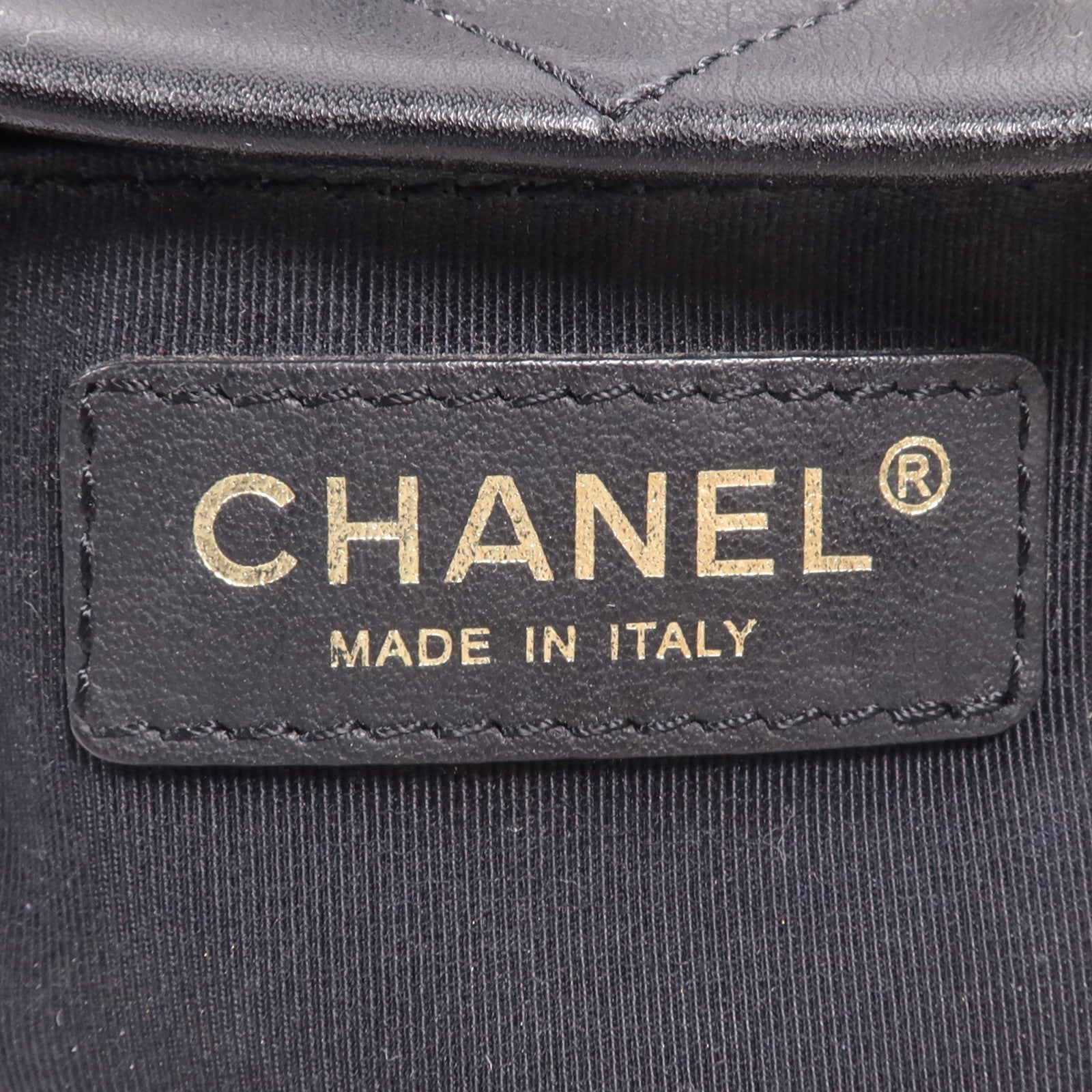 CHANEL 牛皮皮革Chain Shoulder Bag金扣鏈帶肩背袋