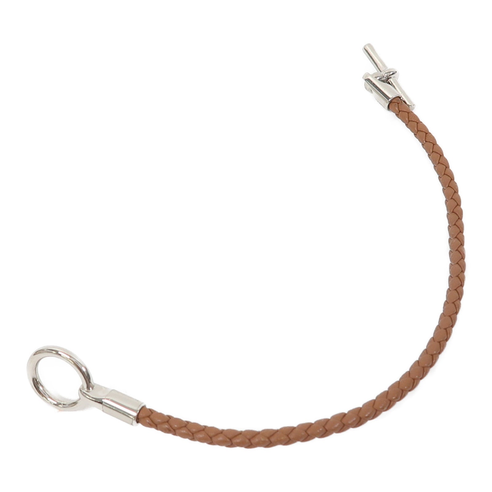 HERMES 牛皮皮革Glenan Bracelet手鏈啡色