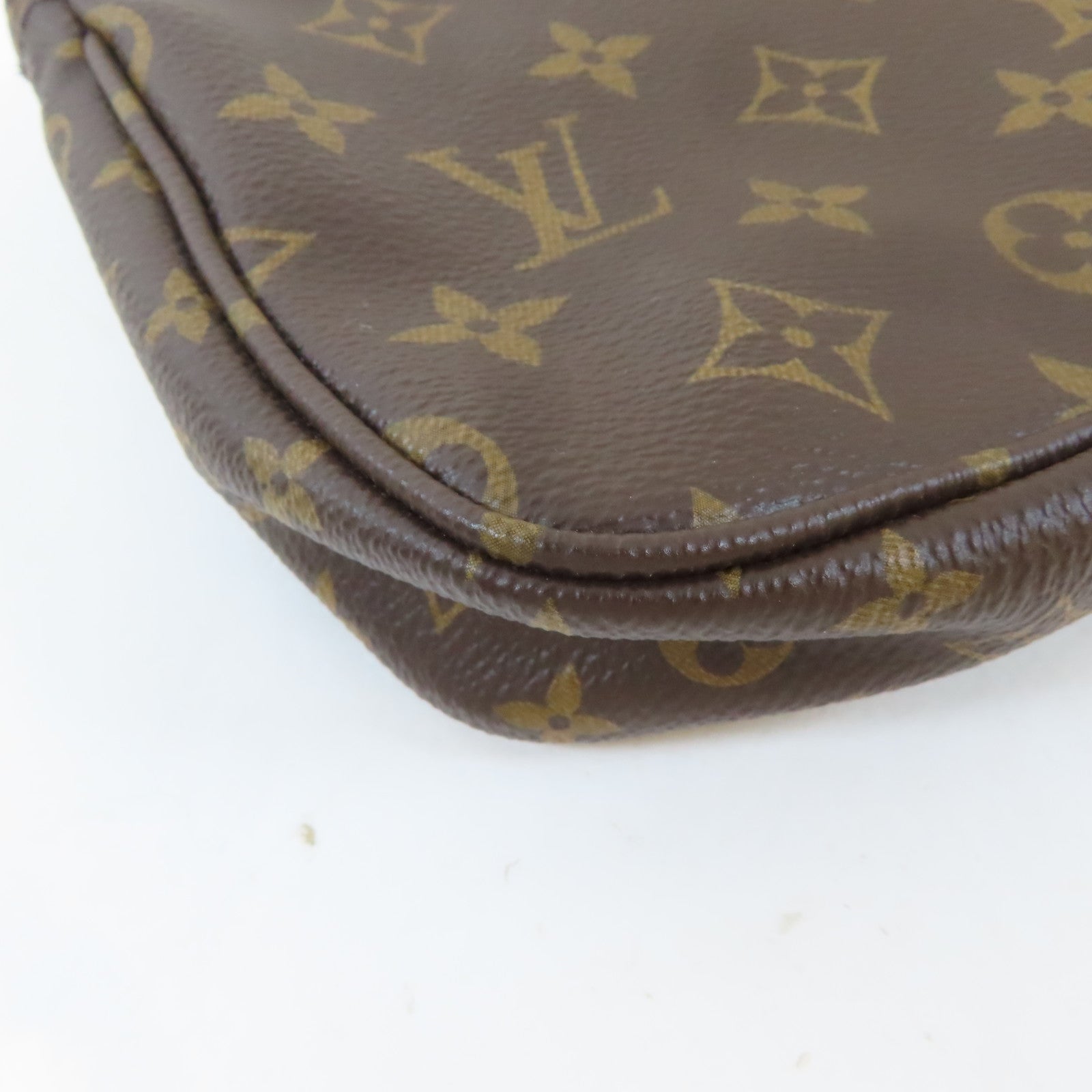 LOUIS VUITTON Monogram Multi Pochette金扣手挽肩背兩用袋啡色