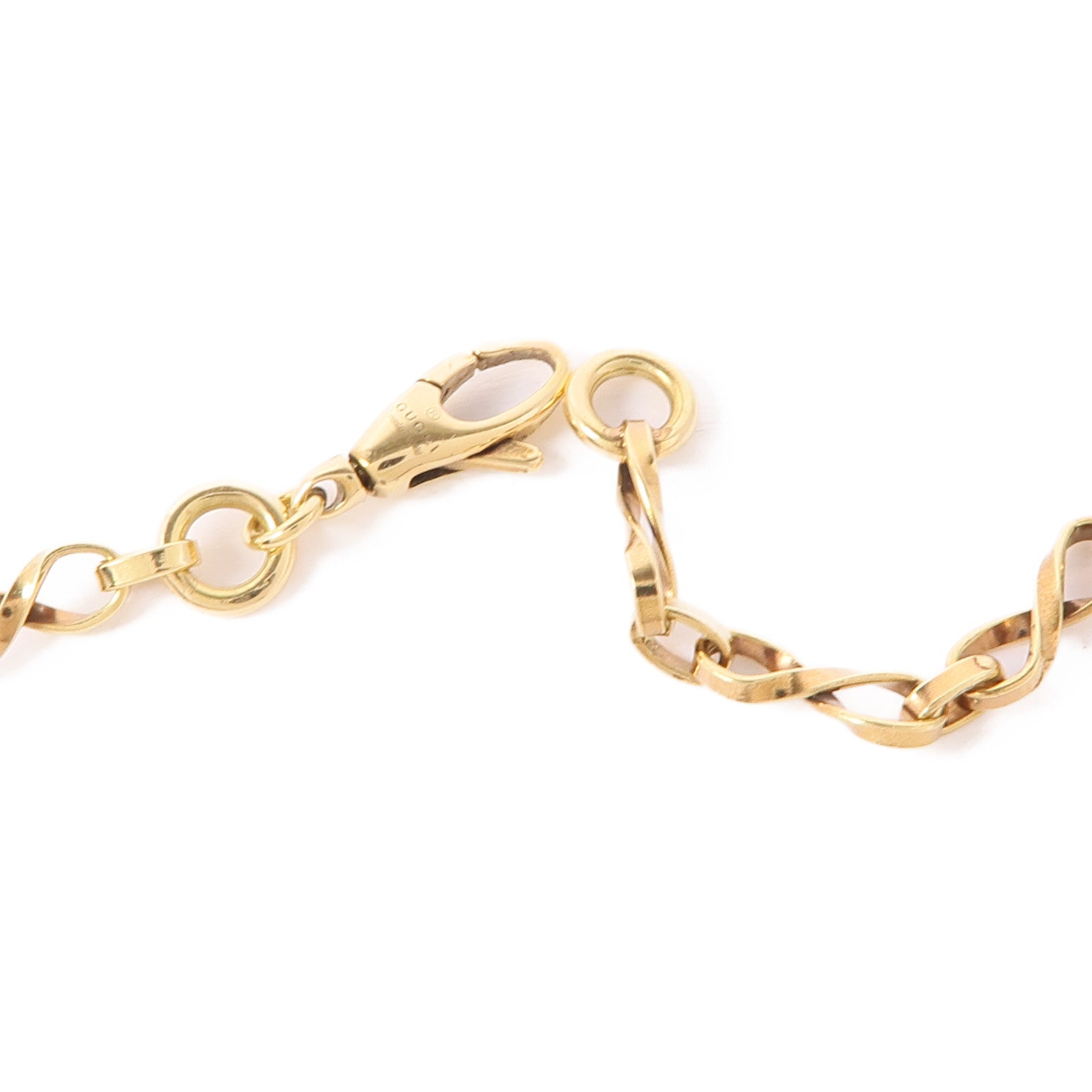GUCCI 18K黃金Interlocking Necklace項鍊