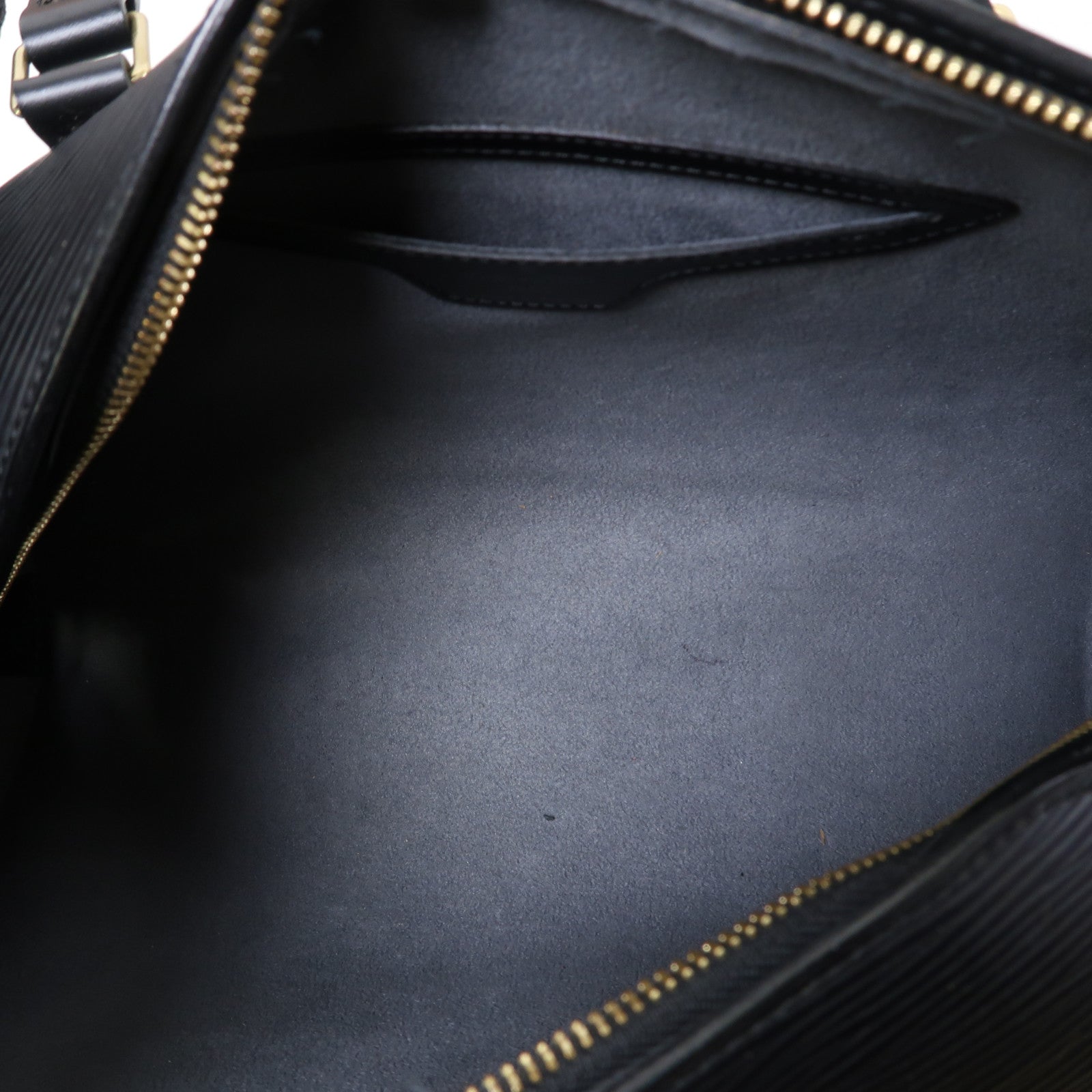 LOUIS VUITTON Epi Soufflot金扣肩背袋啡色