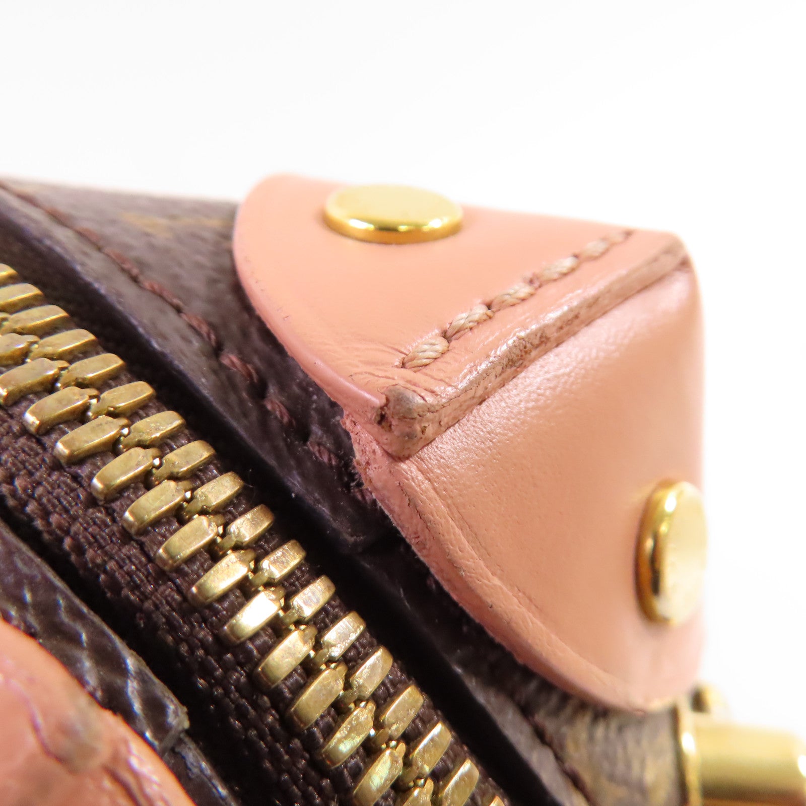 LOUIS VUITTON Monogram Petite Malle Souple 2Way Shoulder Bag金扣手挽肩帶兩用袋