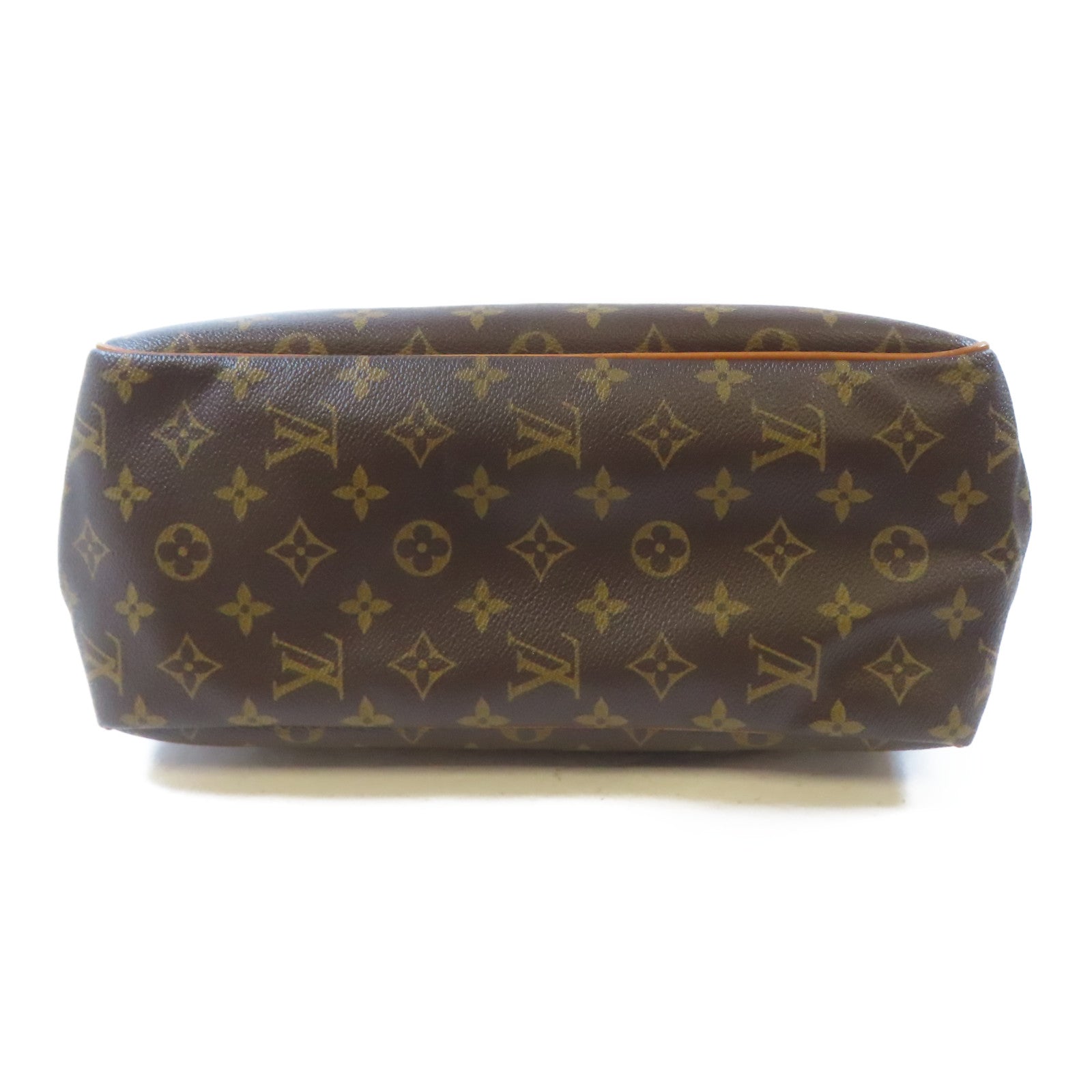 LOUIS VUITTON 【激減優惠】Monogram Batignolles金扣肩背袋棕色