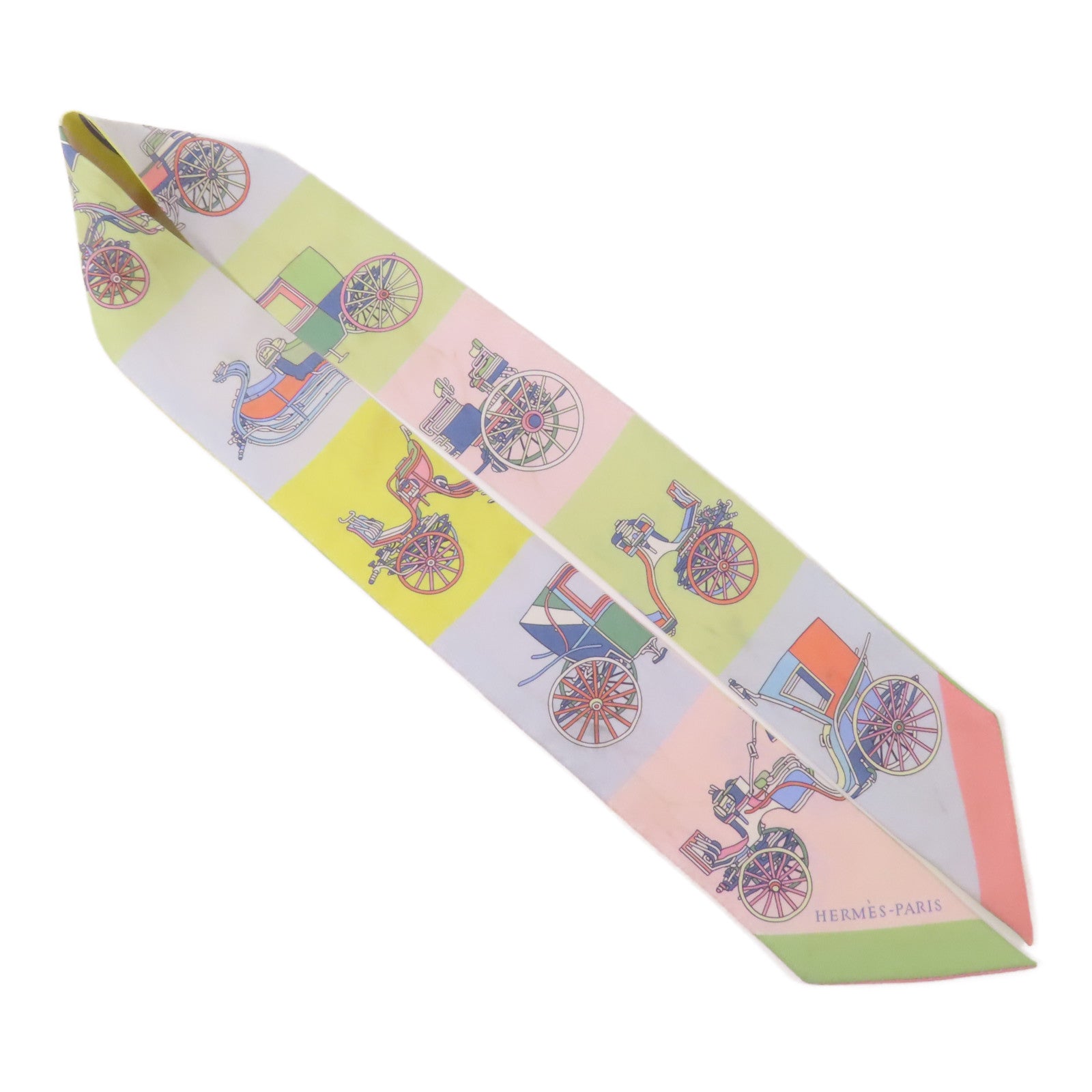 HERMES 【激減優惠】絲質Twilly絲巾