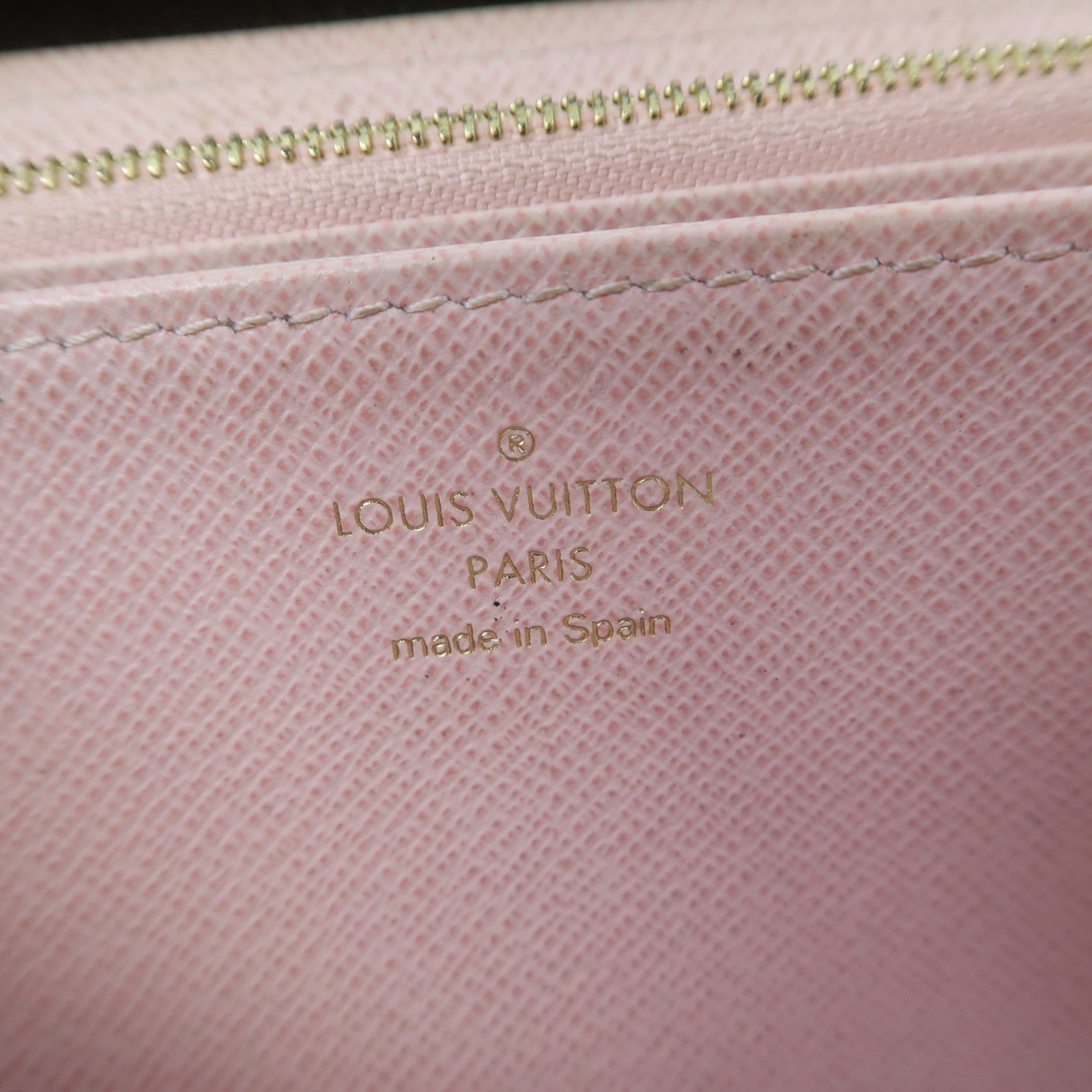 LOUIS VUITTON Monogram Zippy Wallet金扣長錢包啡色