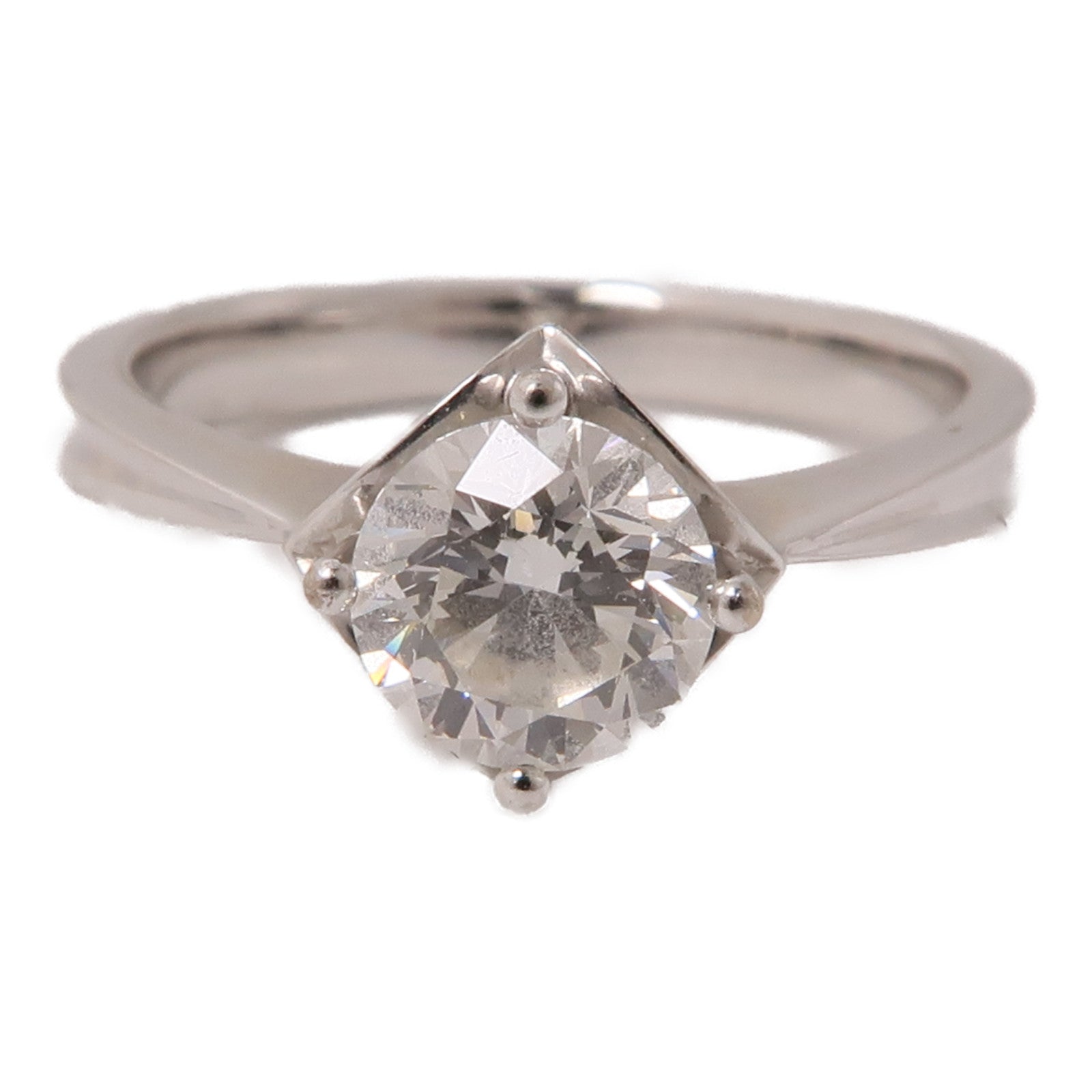 JEWELRY 【激減優惠】18K白金Diamond Ring鑽石戒指US#4.5