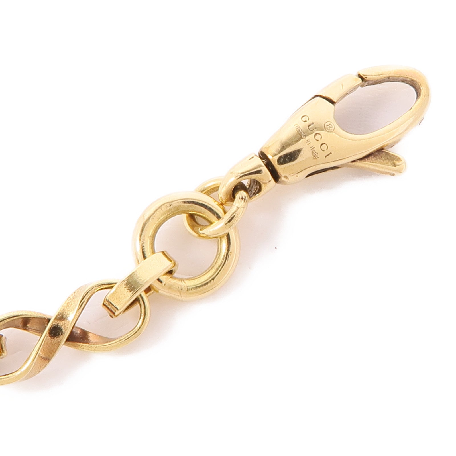 GUCCI 18K黃金Interlocking Necklace項鍊