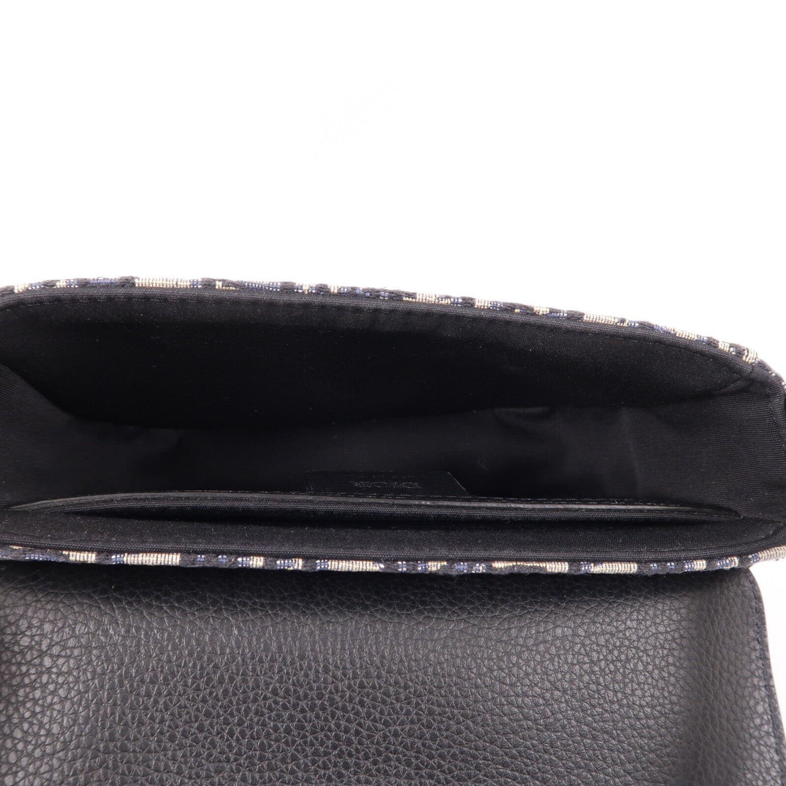 Dior 帆布/牛皮皮革Mini Saddle Messenger Bag with Flap肩背袋