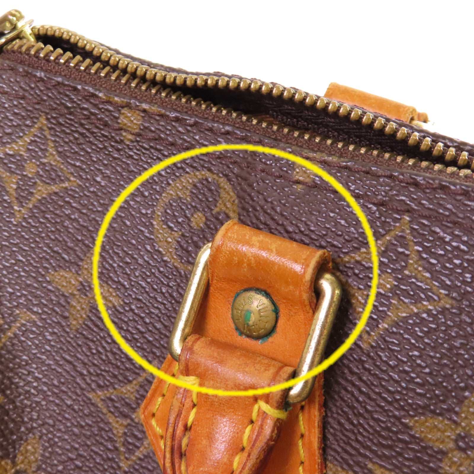 LOUIS VUITTON 【激減優惠】Monogram Speedy 30 Hand Bag金扣手挽袋啡色