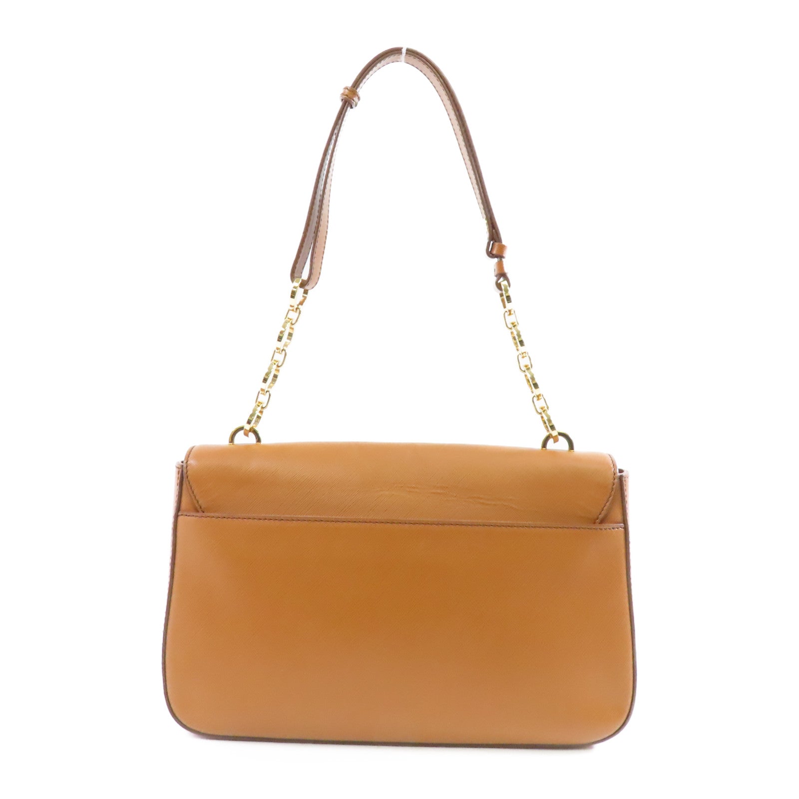 Salvatore Ferragamo 牛皮皮革Shoulder Bag金扣肩背袋啡色