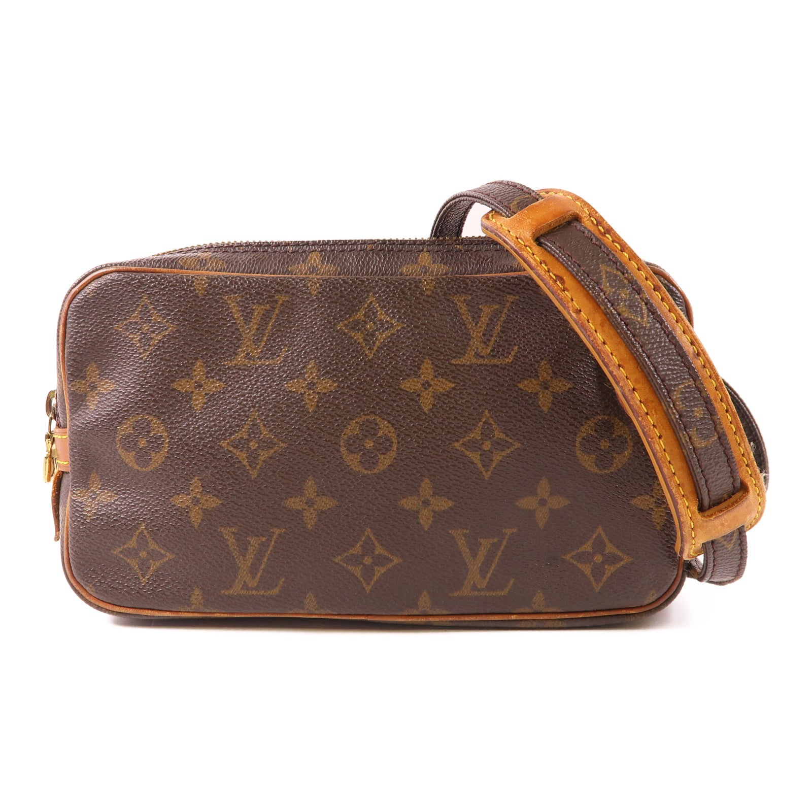 LOUIS VUITTON LV GHW Marly Bandouliere Shoulder Bag M51828 Monogram Brown