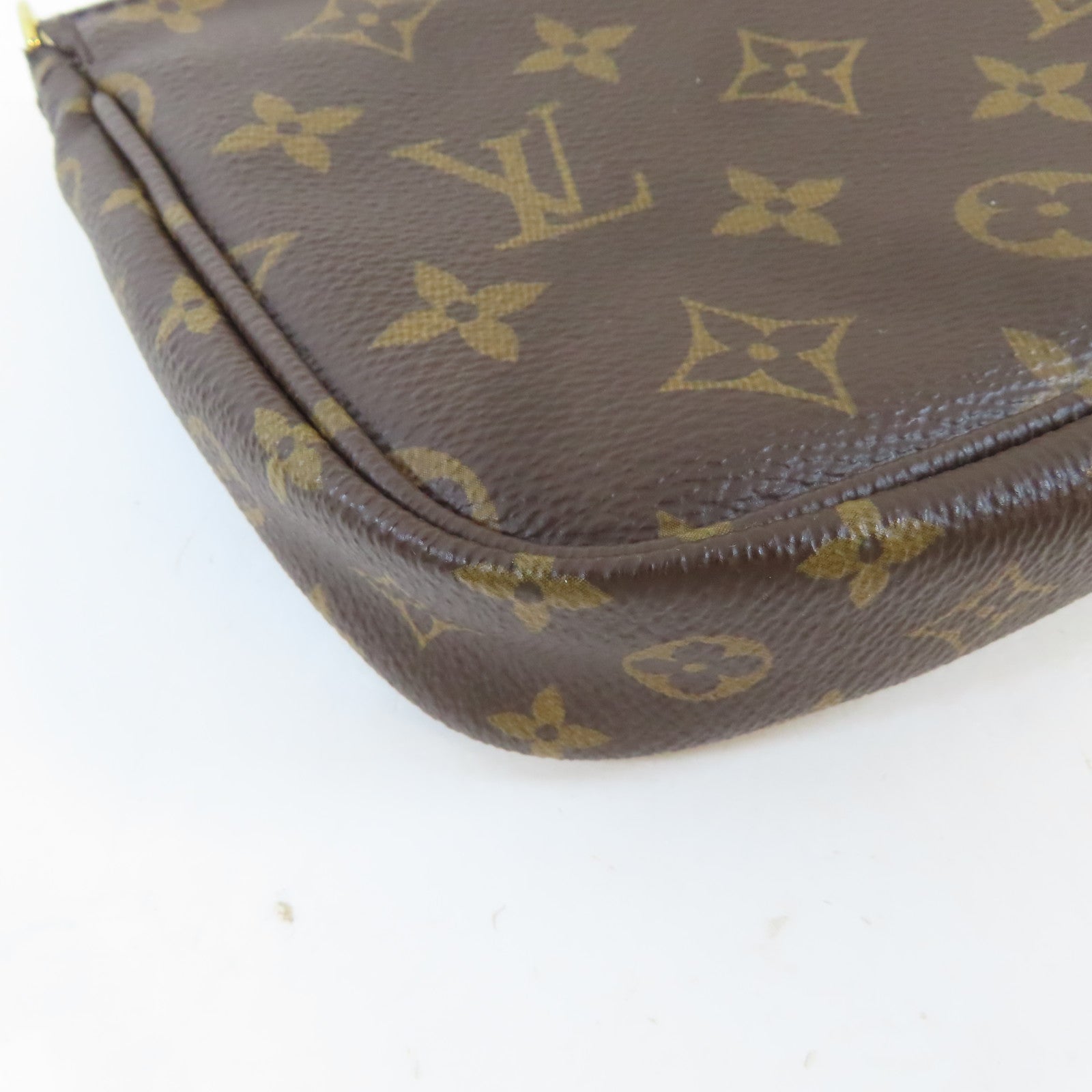 LOUIS VUITTON Monogram Multi Pochette金扣手挽肩背兩用袋啡色