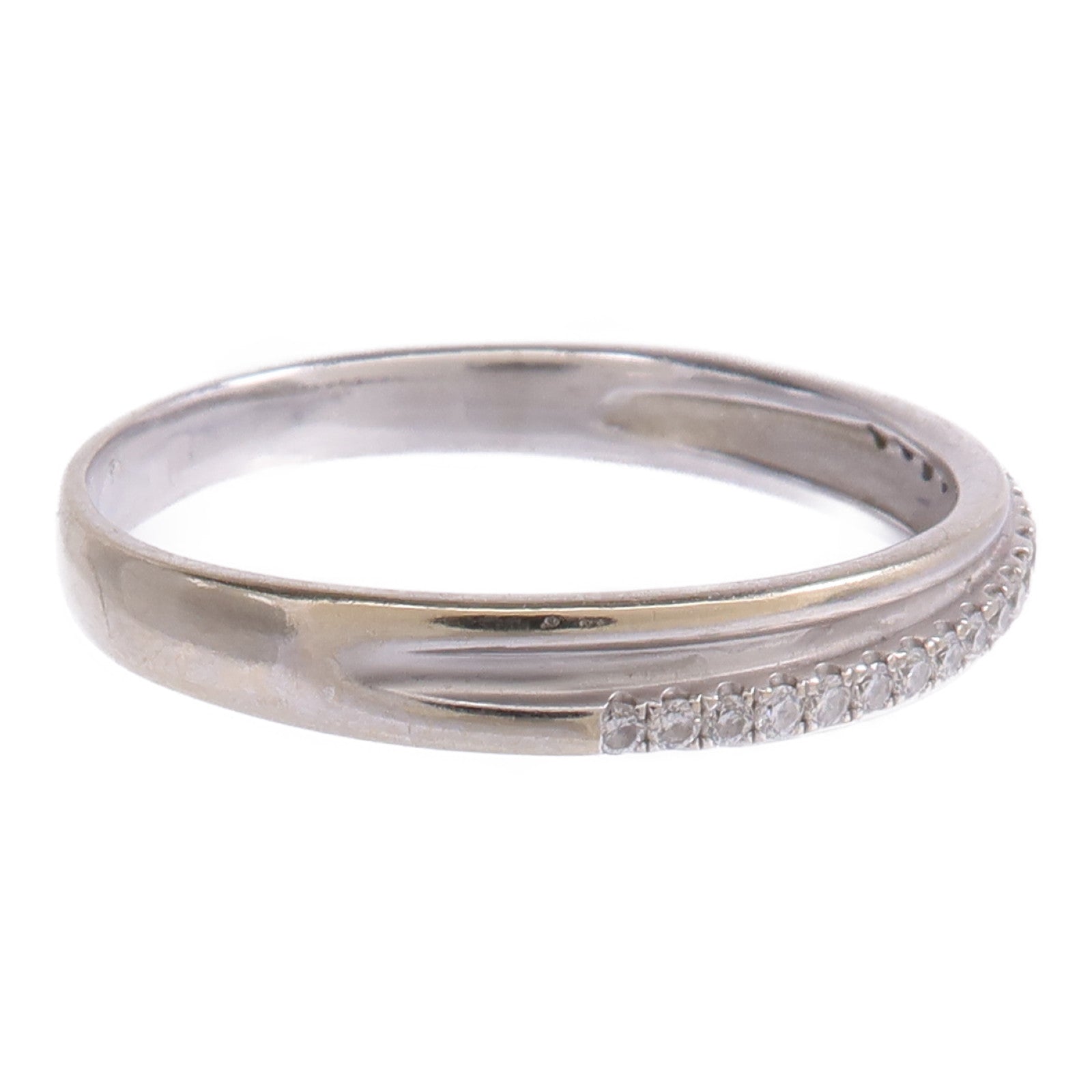 JEWELRY 【激減優惠】18K白金Diamond Ring鑽石戒指US#10.25
