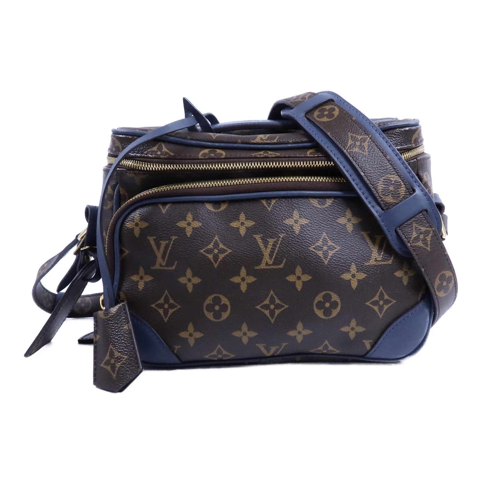 LOUIS VUITTON Monogram Slate Camera Bag手挽肩背兩用袋