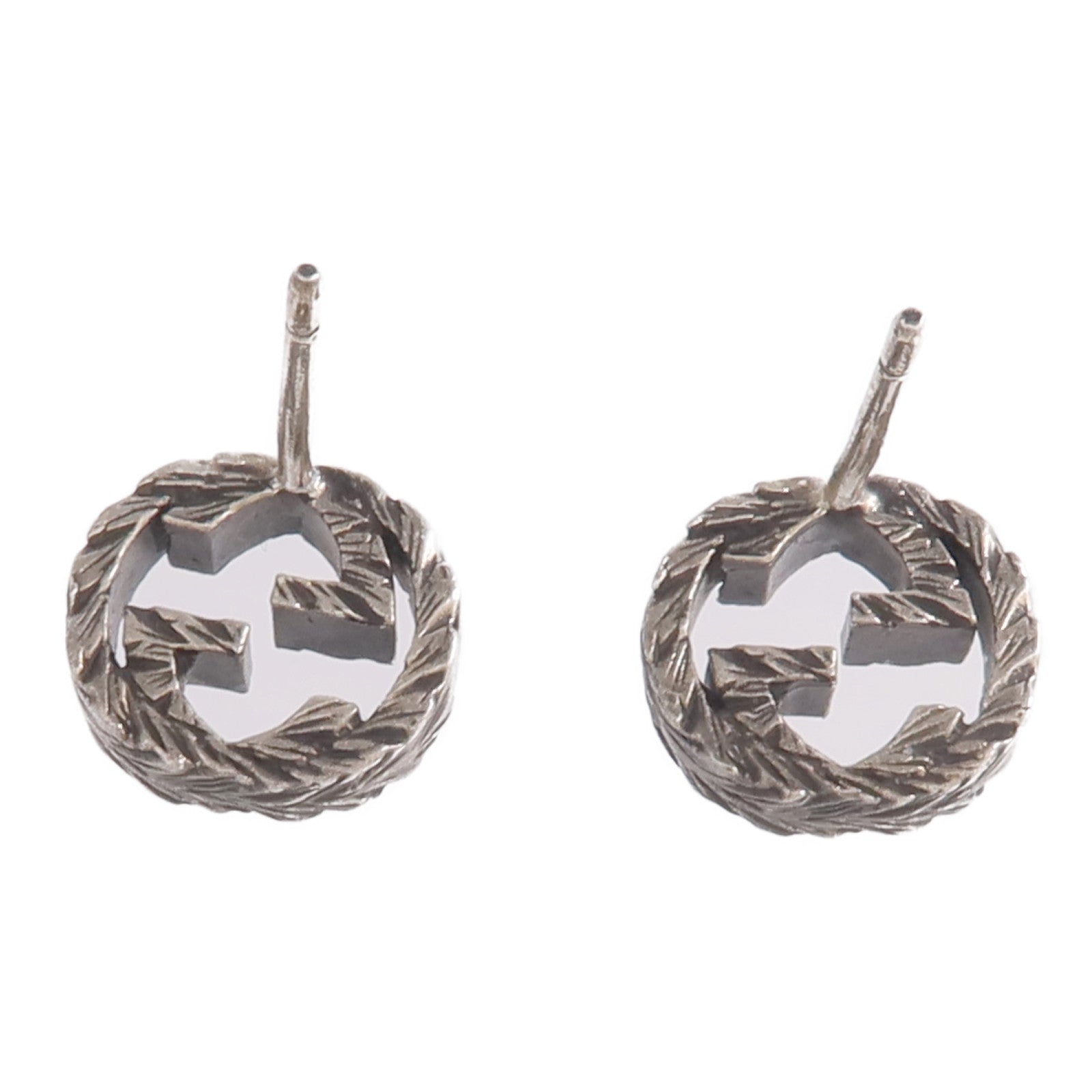 GUCCI 925純銀Interlocking Earrings耳環